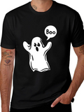 Boo Ghost Graphic Tee - Halloween T-Shirt