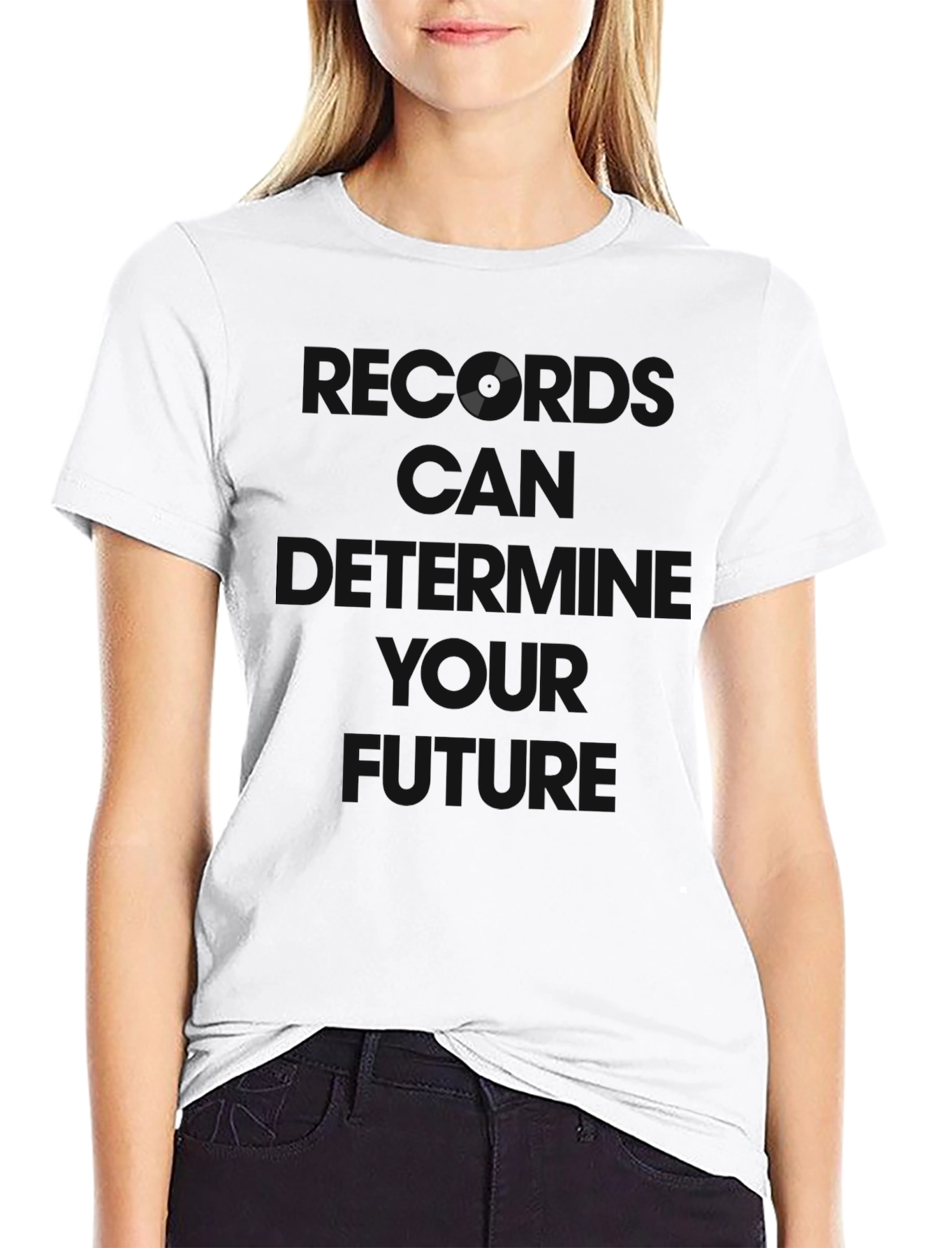 Modern Black Graphic Tee - Own Your Future