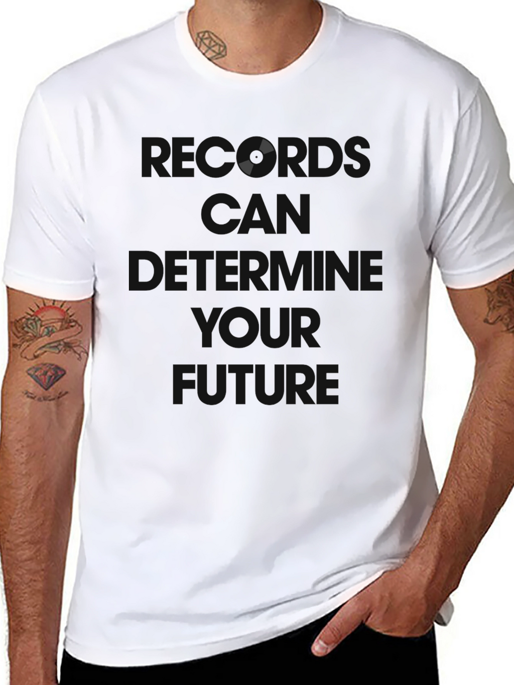 Modern Black Graphic Tee - Own Your Future
