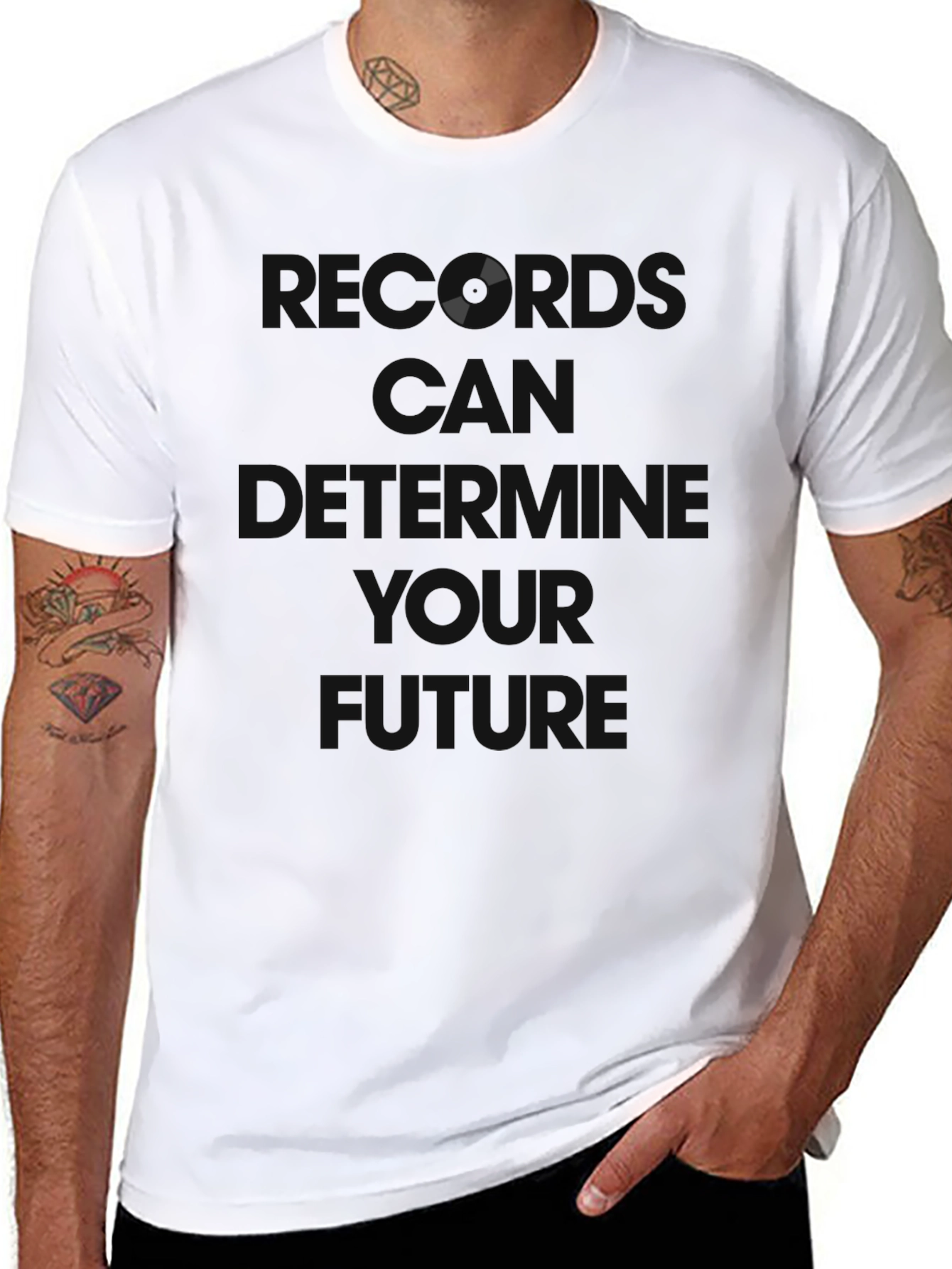 Modern Black Graphic Tee - Own Your Future