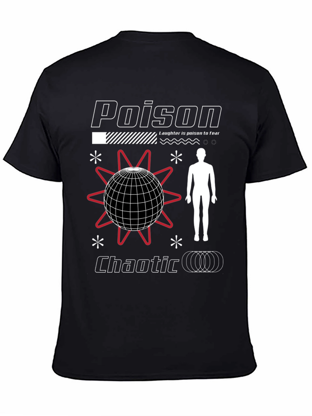 Poison Chaotic Graphic Tee - Edgy Streetwear