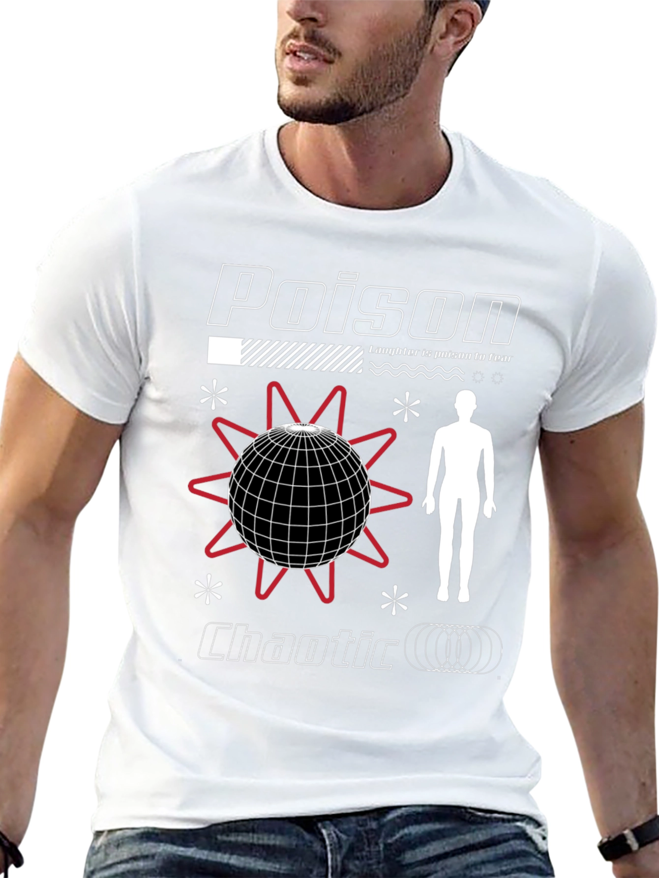 Poison Chaotic Graphic Tee - Edgy Streetwear