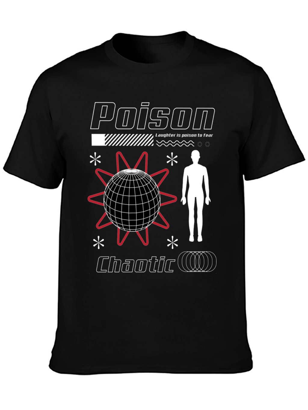 Poison Chaotic Graphic Tee - Edgy Streetwear