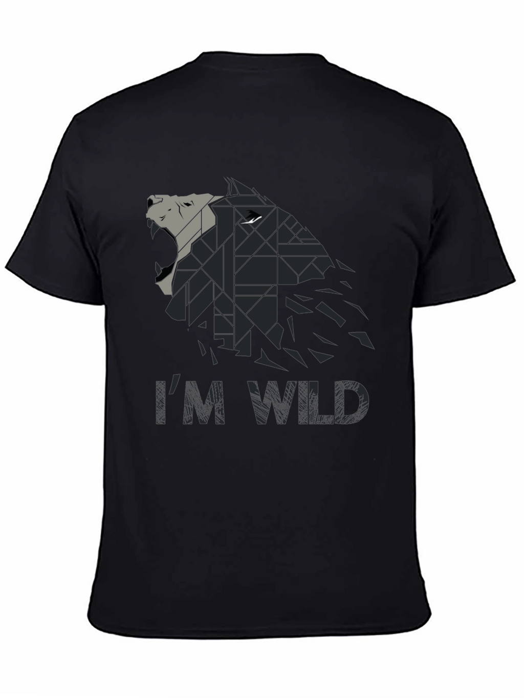Im Wild Wolf Graphic Print Mens T-Shirt