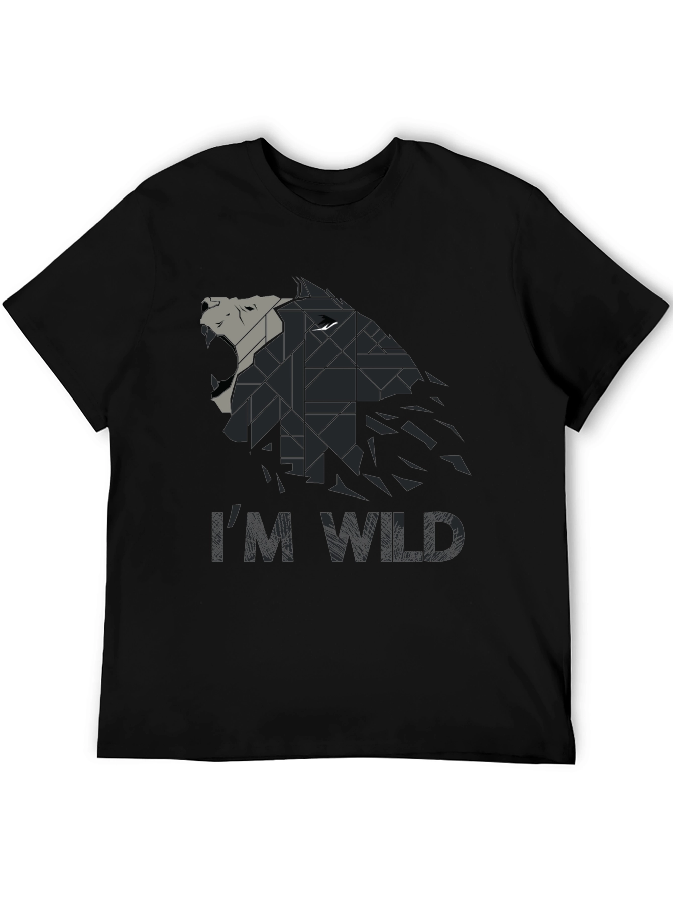 Im Wild Wolf Graphic Print Mens T-Shirt