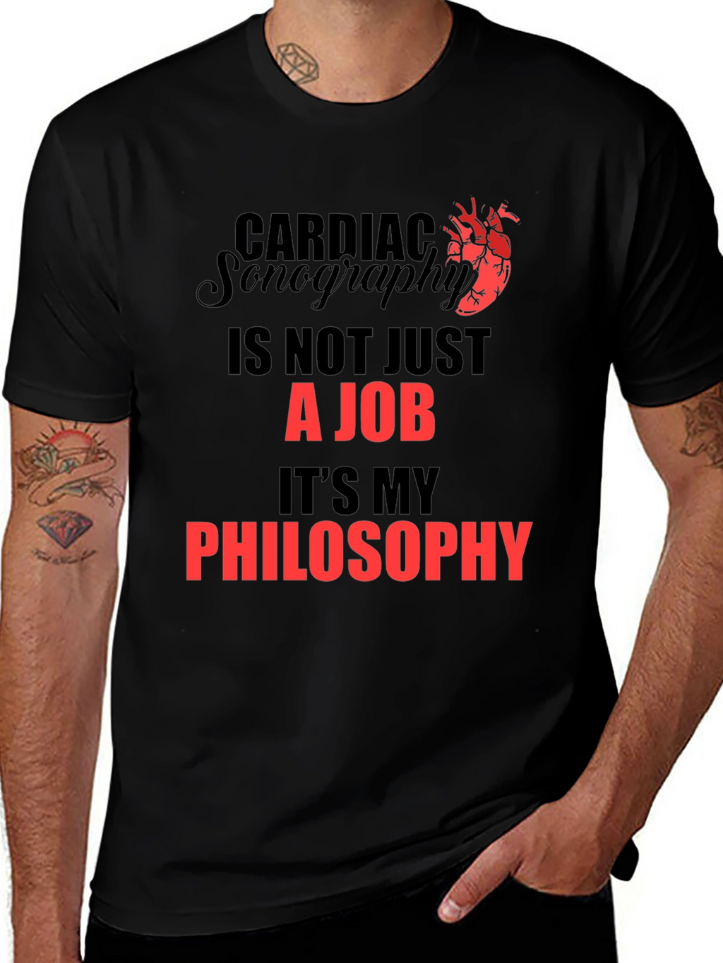 Cardiac Sonography Philosophy T-Shirt