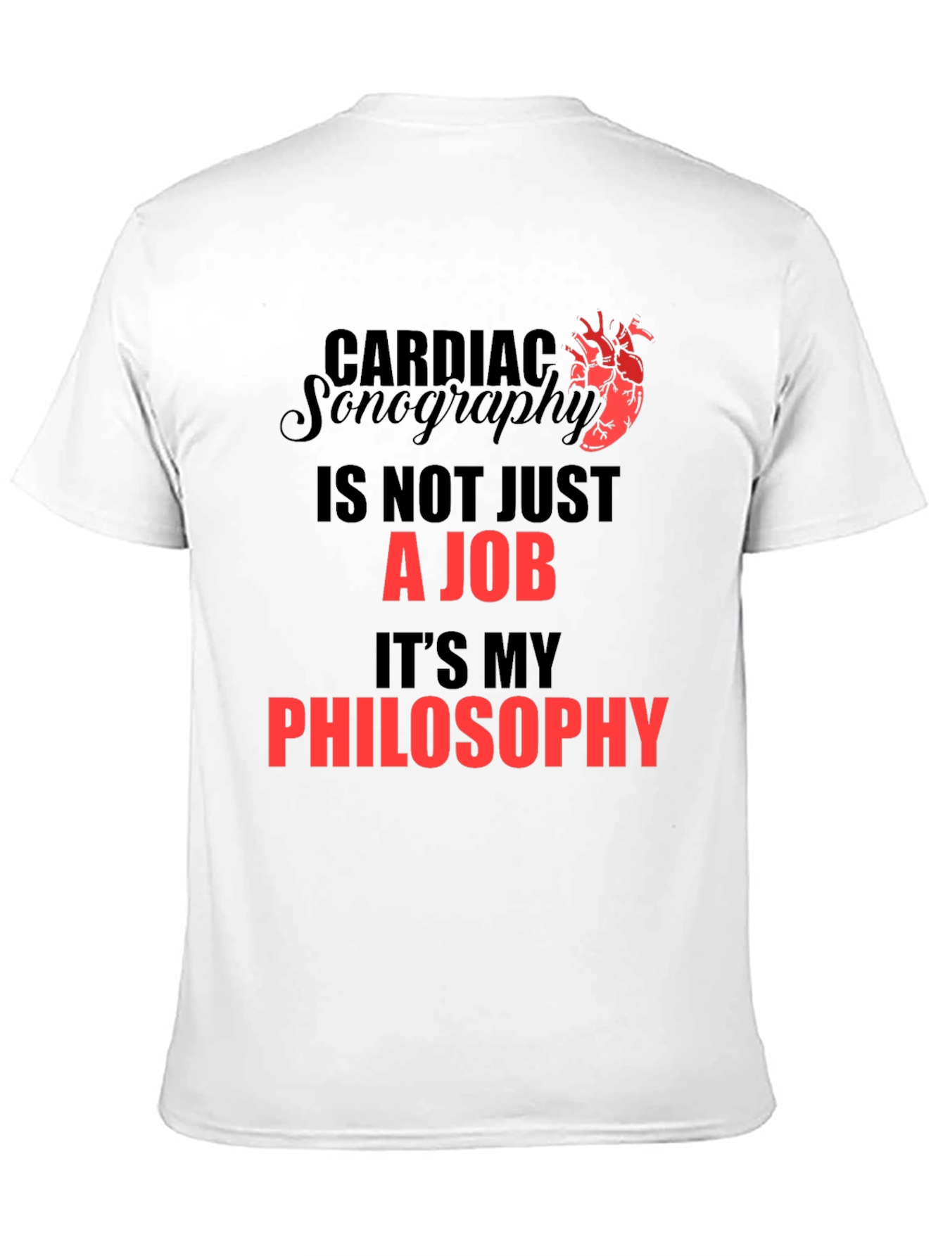 Cardiac Sonography Philosophy T-Shirt