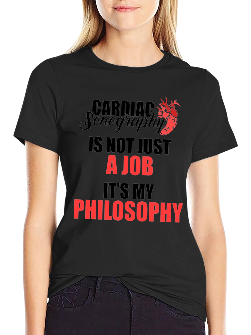 Cardiac Sonography Philosophy T-Shirt