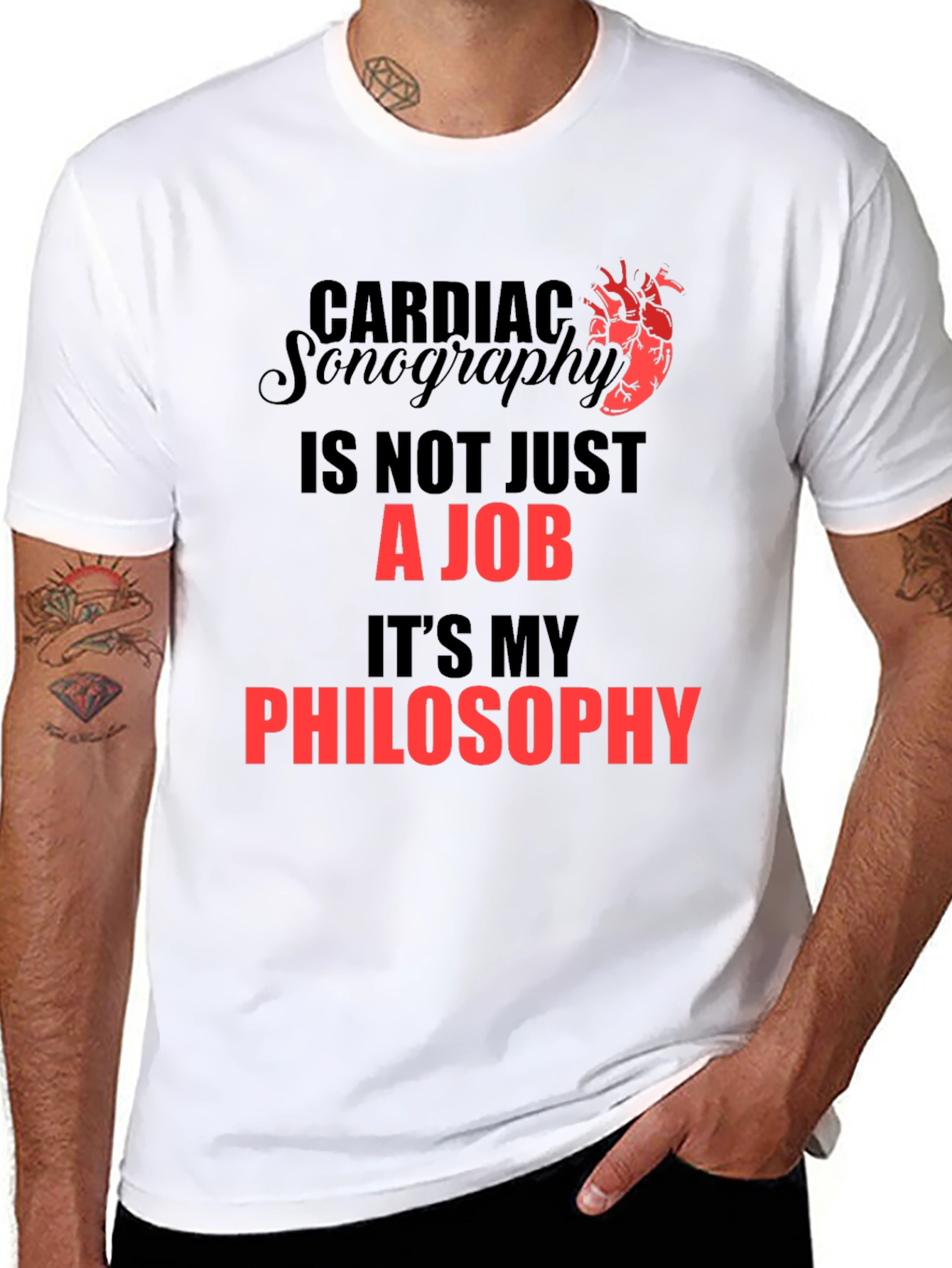 Cardiac Sonography Philosophy T-Shirt
