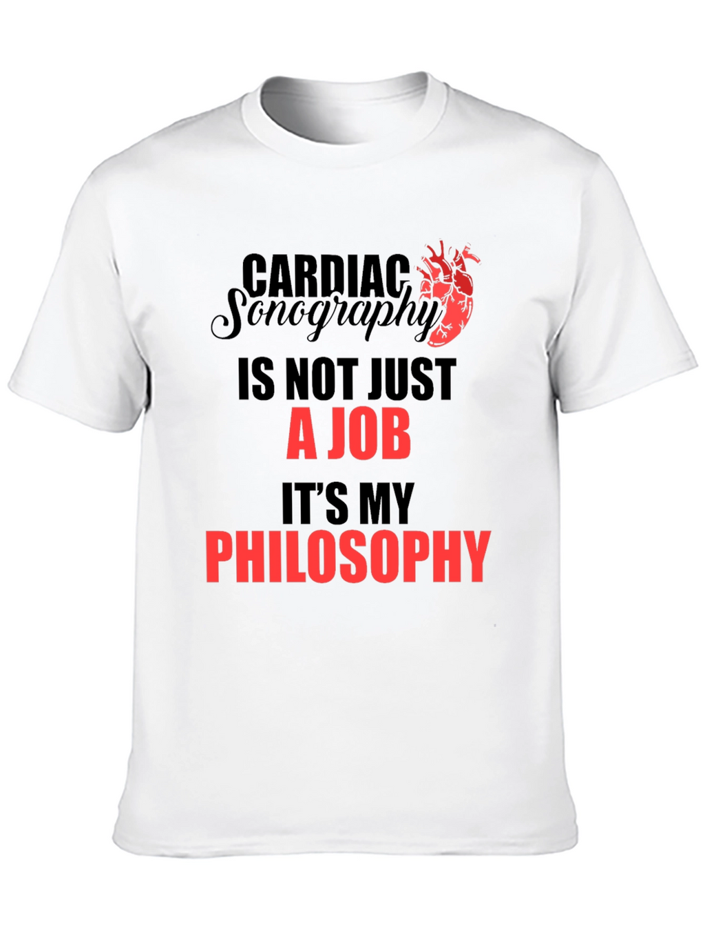 Cardiac Sonography Philosophy T-Shirt