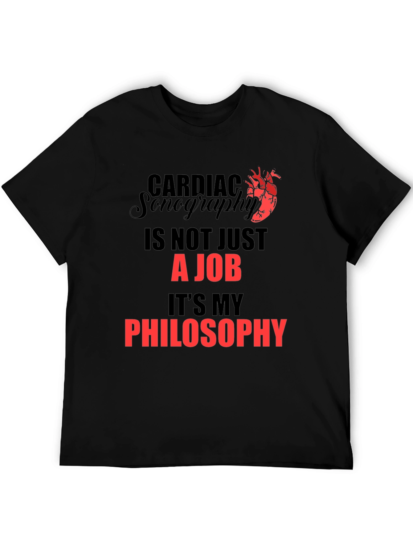 Cardiac Sonography Philosophy T-Shirt