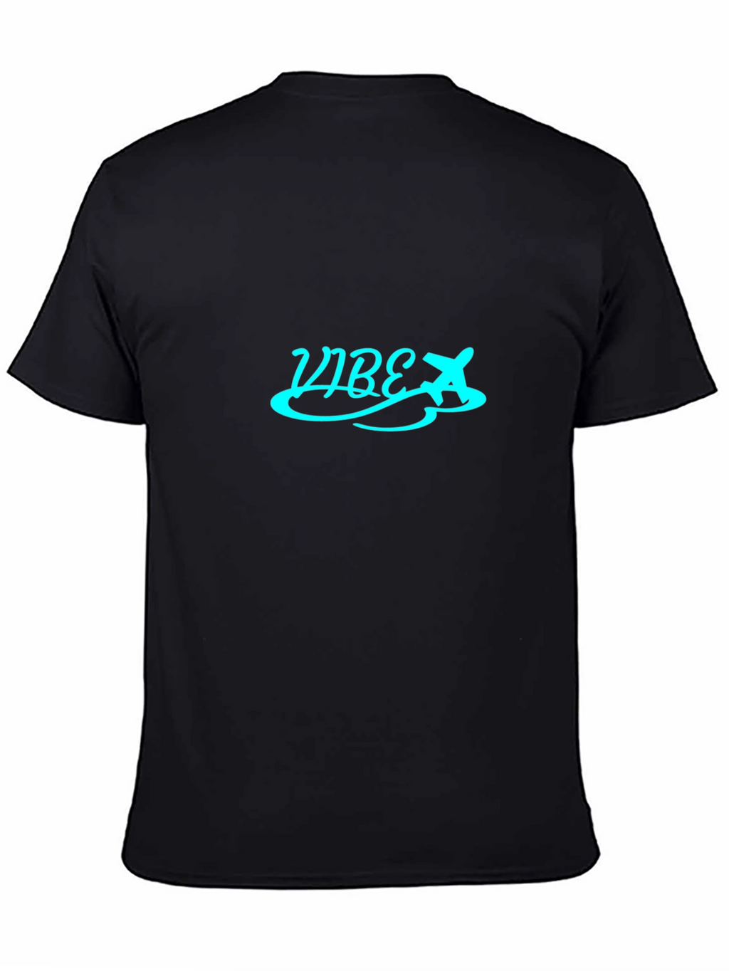 Black Vibe Airplane Graphic Tee