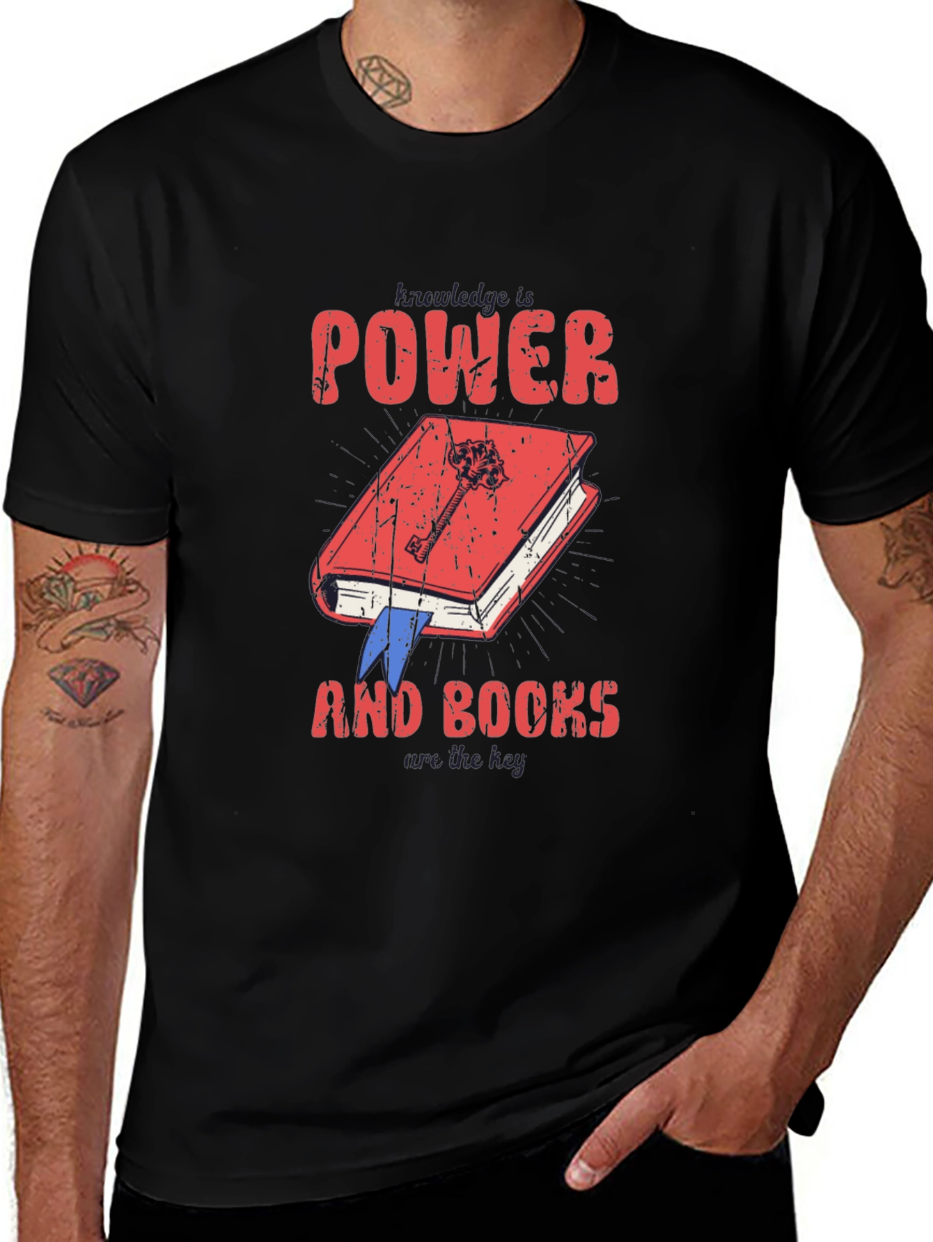 Knowledge is Power Graphic T-Shirt