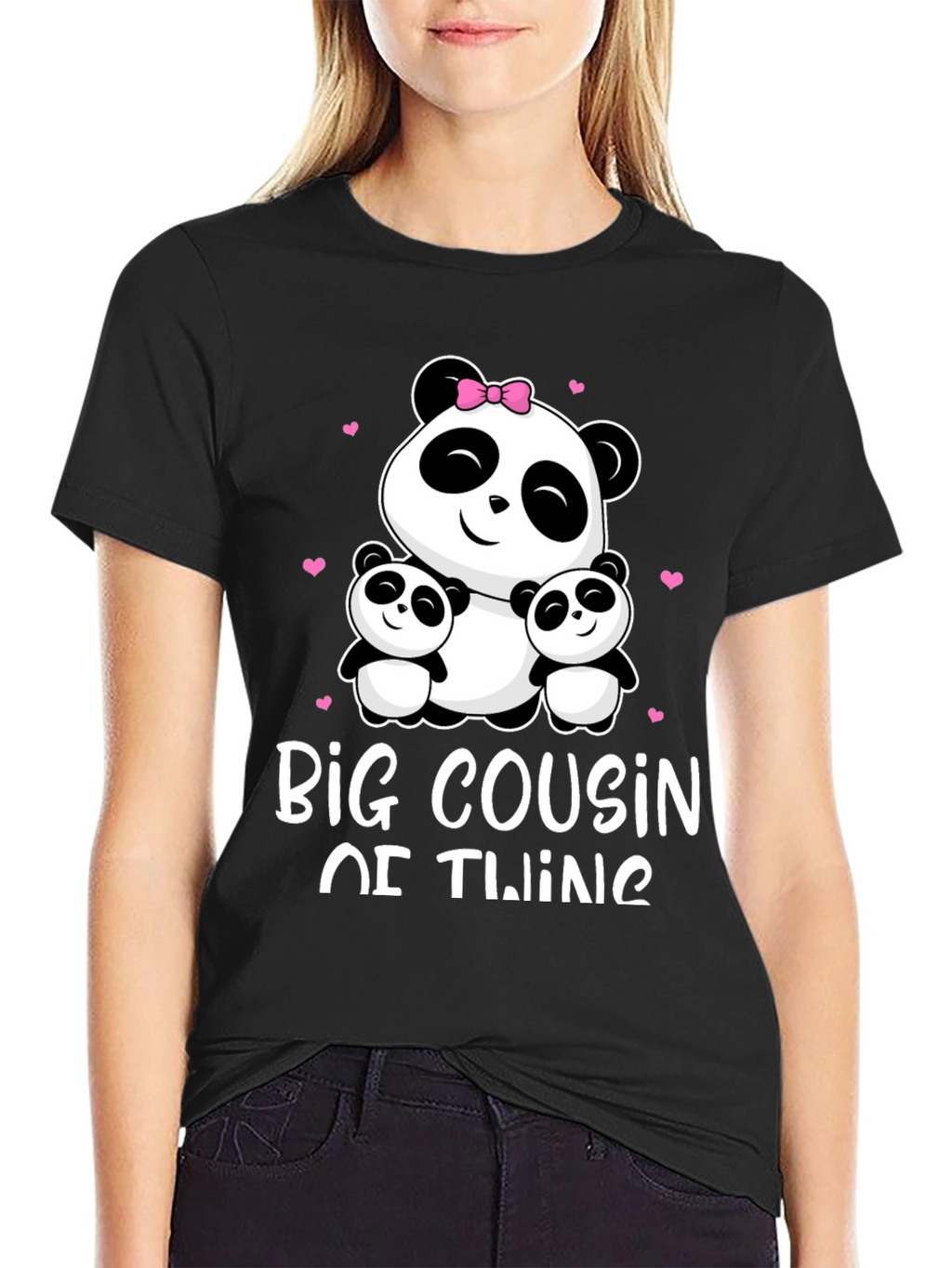 Big Cousin of Twins Panda Bear T-Shirt