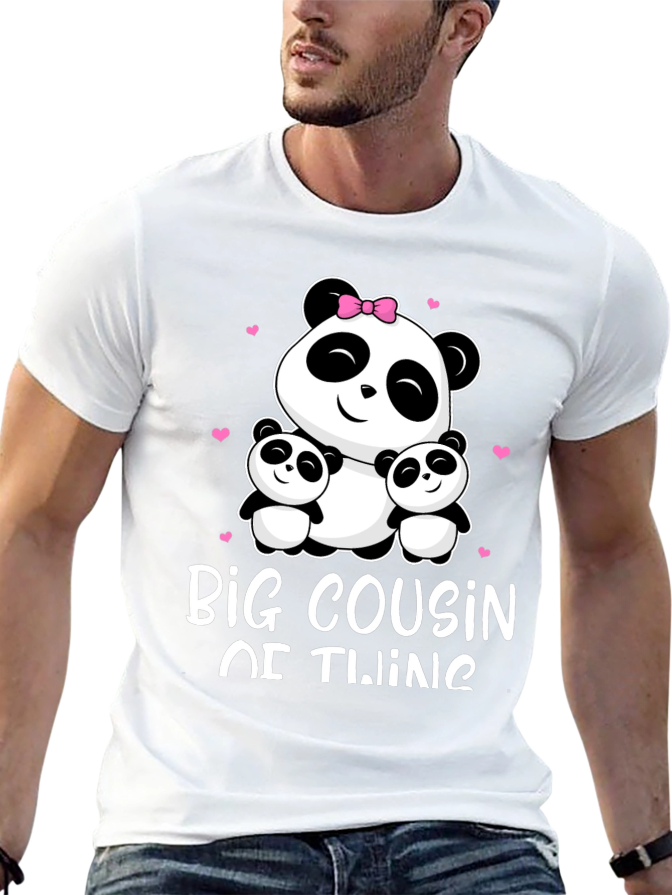 Big Cousin of Twins Panda Bear T-Shirt