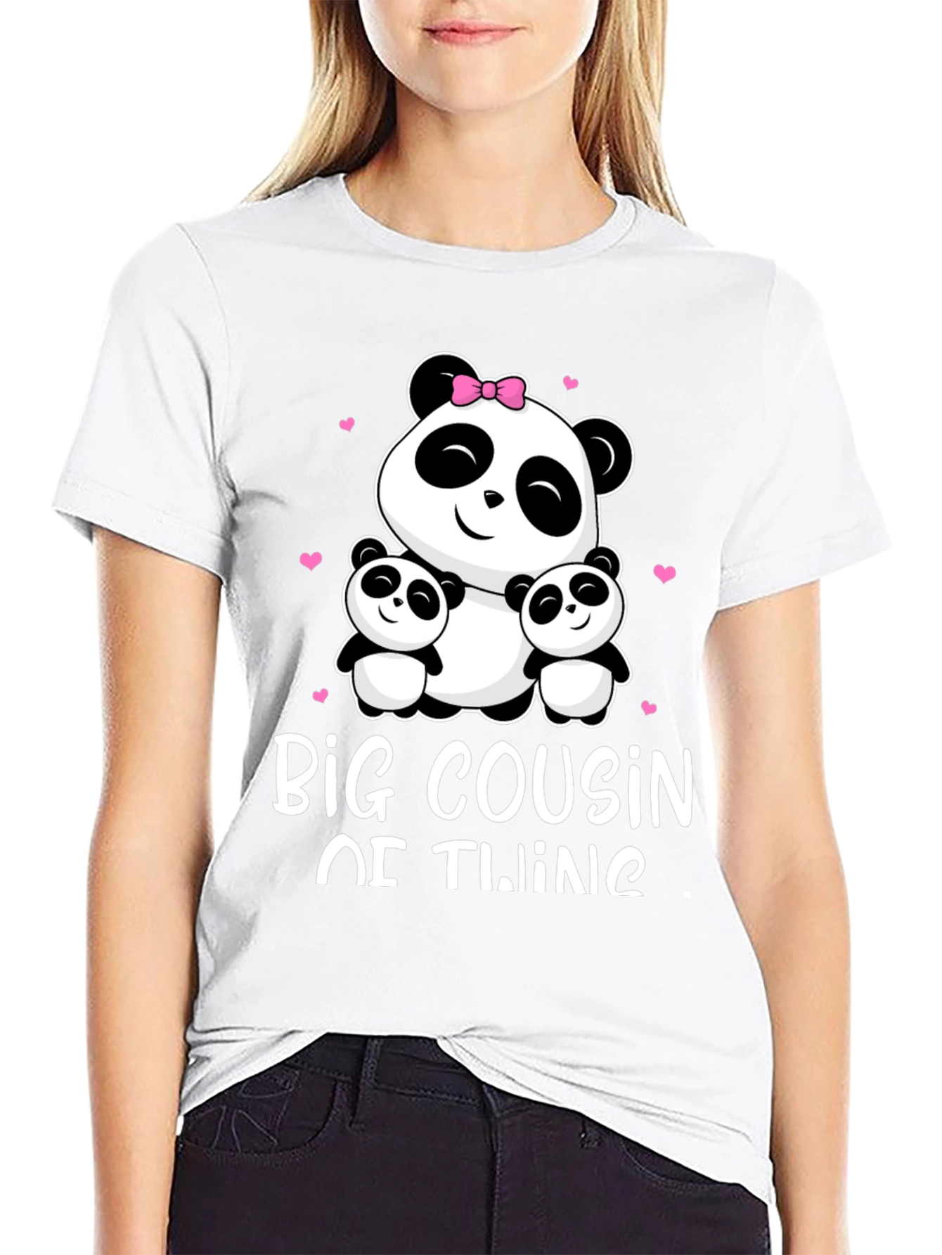Big Cousin of Twins Panda Bear T-Shirt