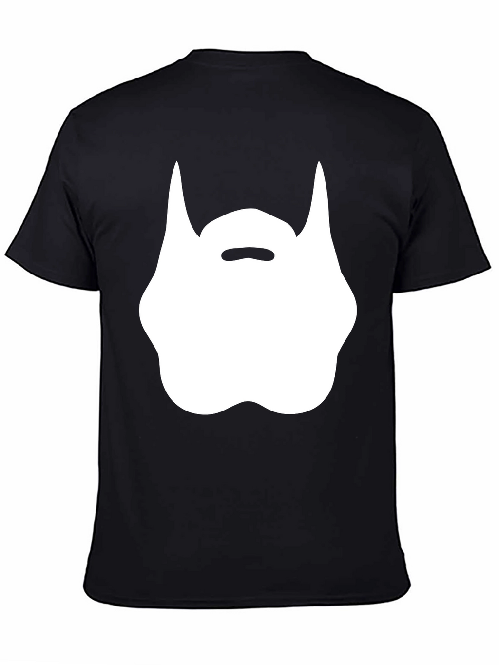 Funny Beard Graphic Black T-Shirt