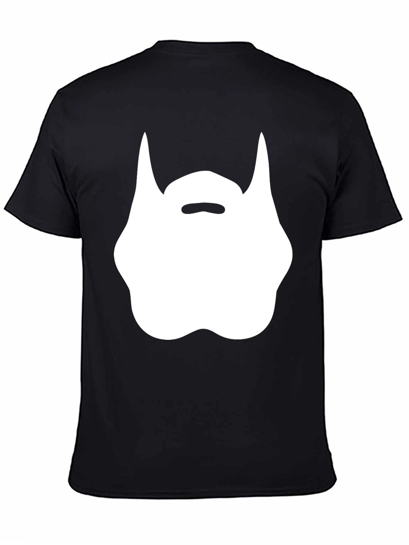 Funny Beard Graphic Black T-Shirt