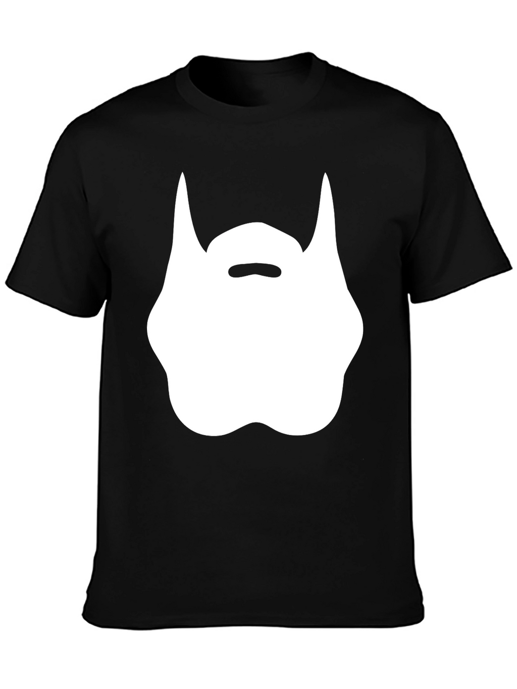 Funny Beard Graphic Black T-Shirt
