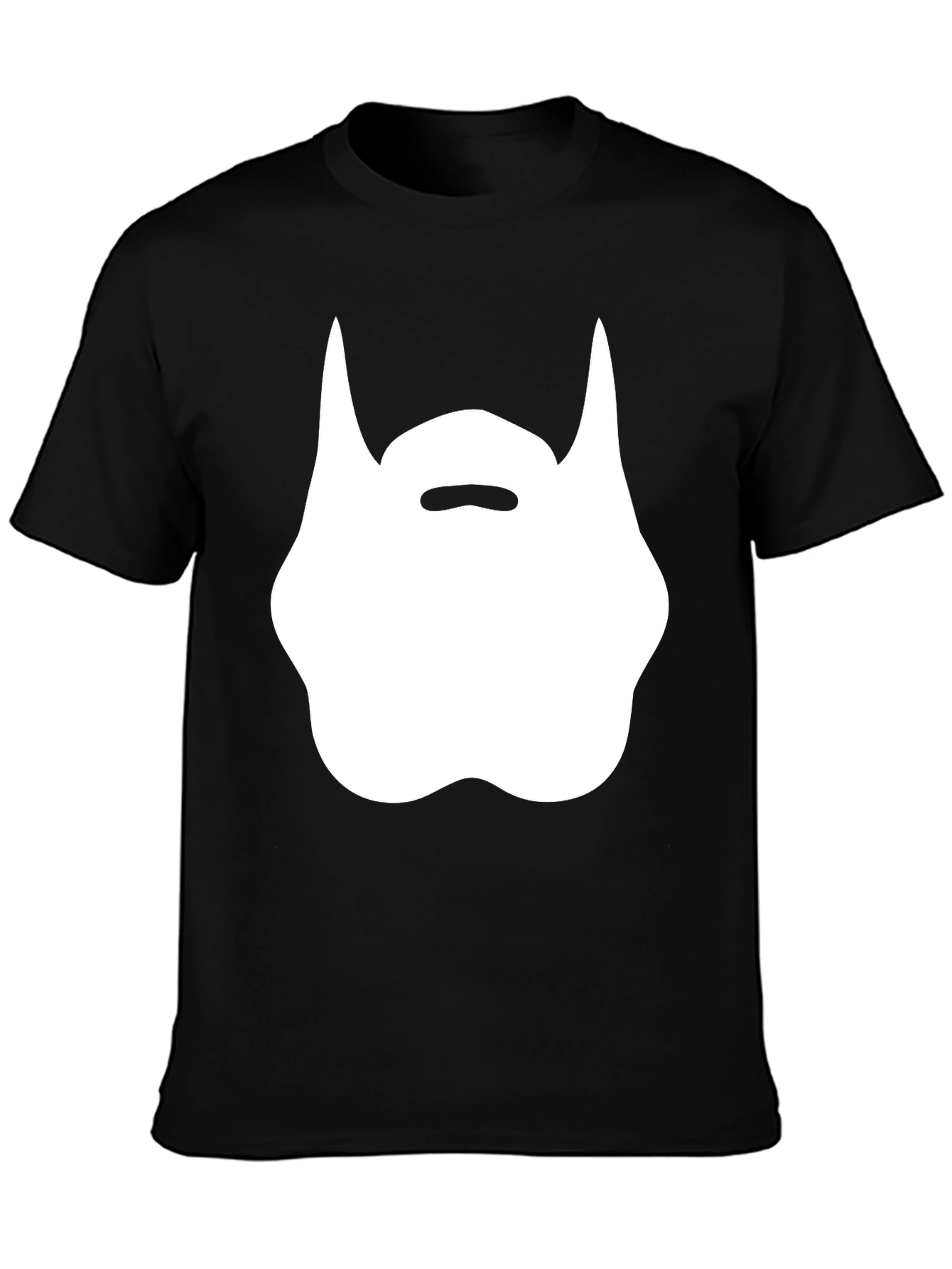 Funny Beard Graphic Black T-Shirt