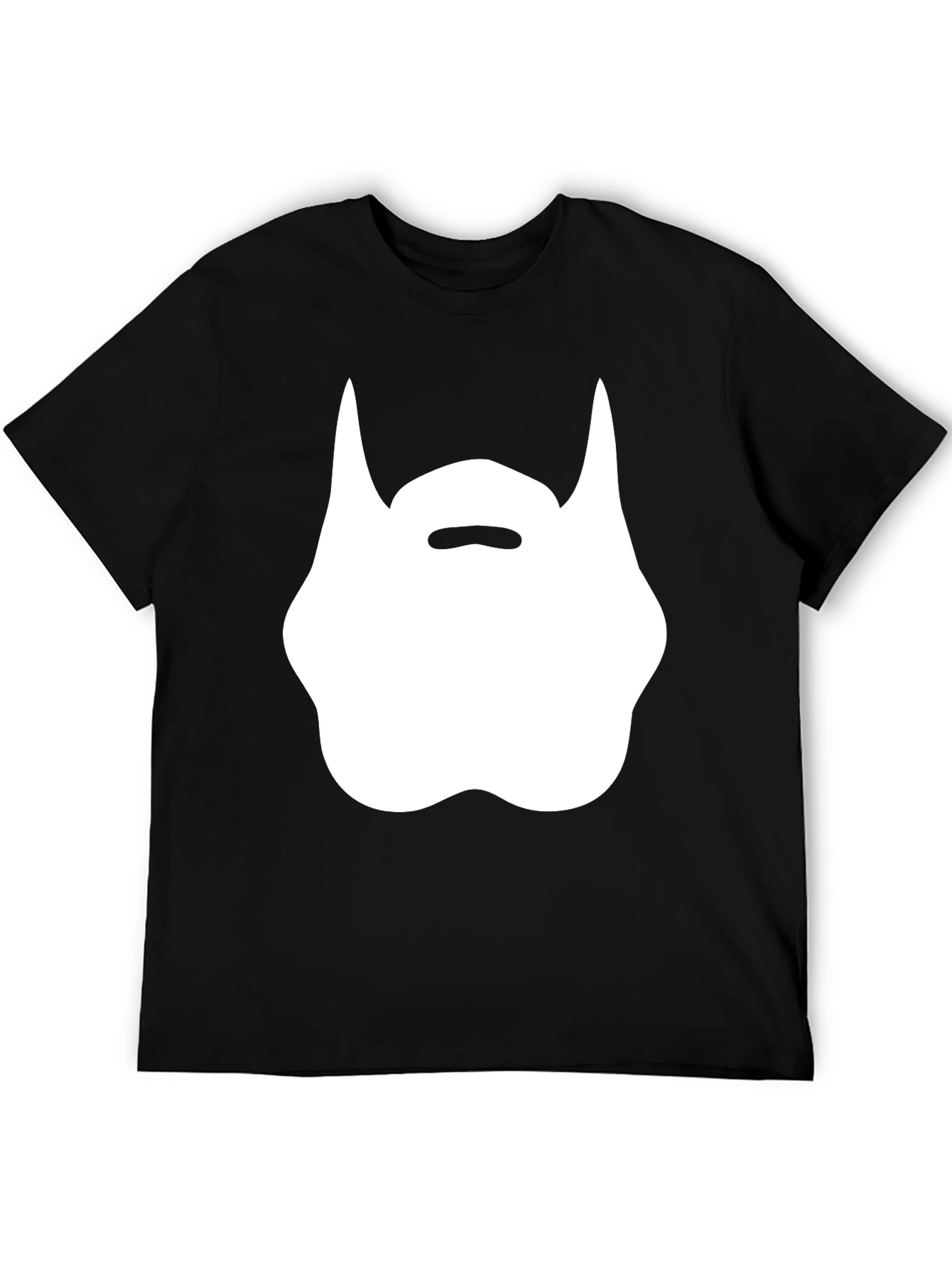 Funny Beard Graphic Black T-Shirt