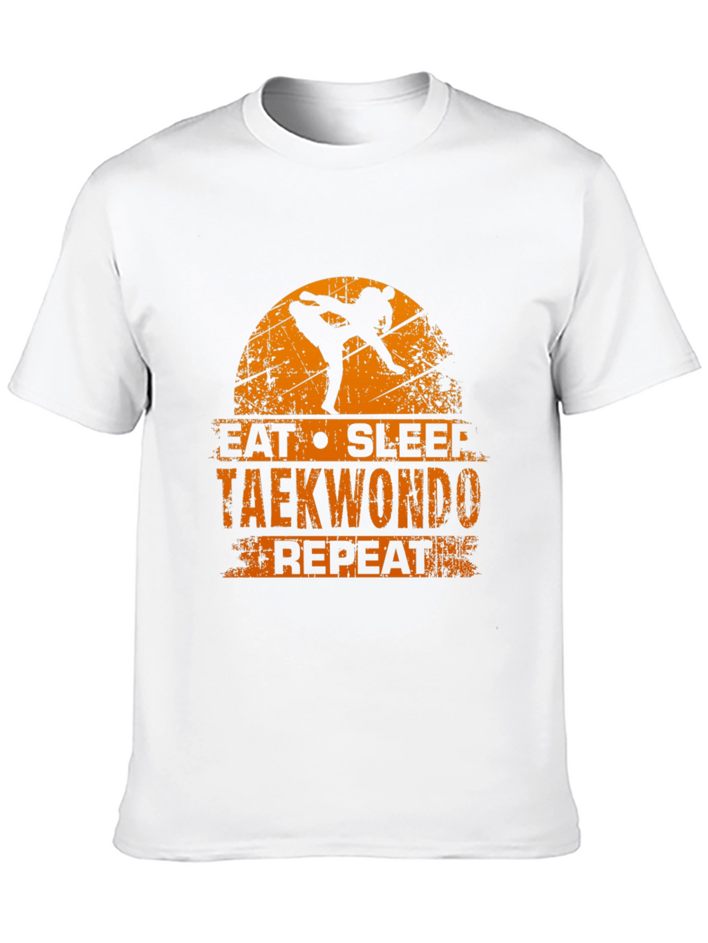 Eat Sleep Taekwondo Repeat Black T-Shirt