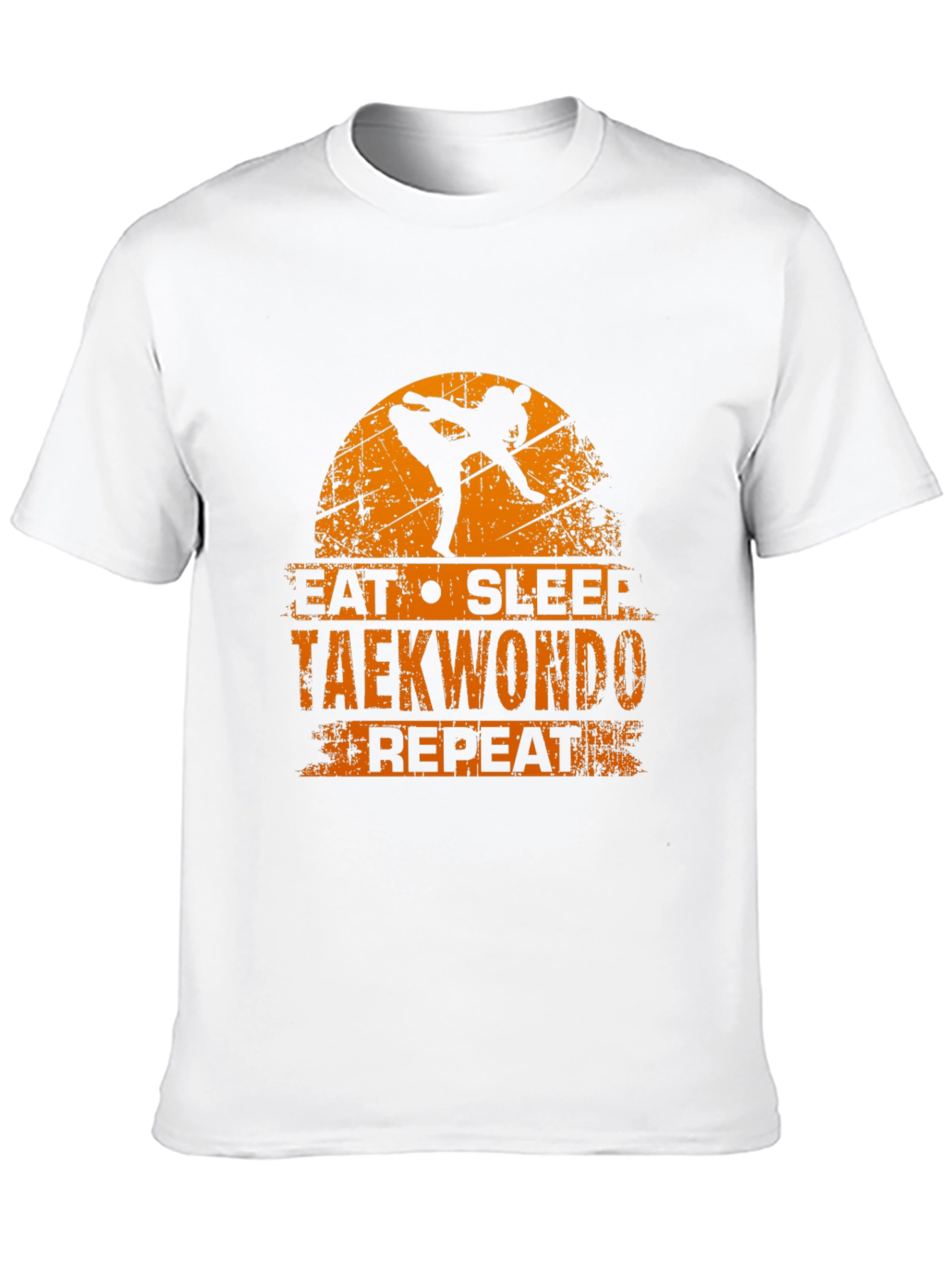 Eat Sleep Taekwondo Repeat Black T-Shirt