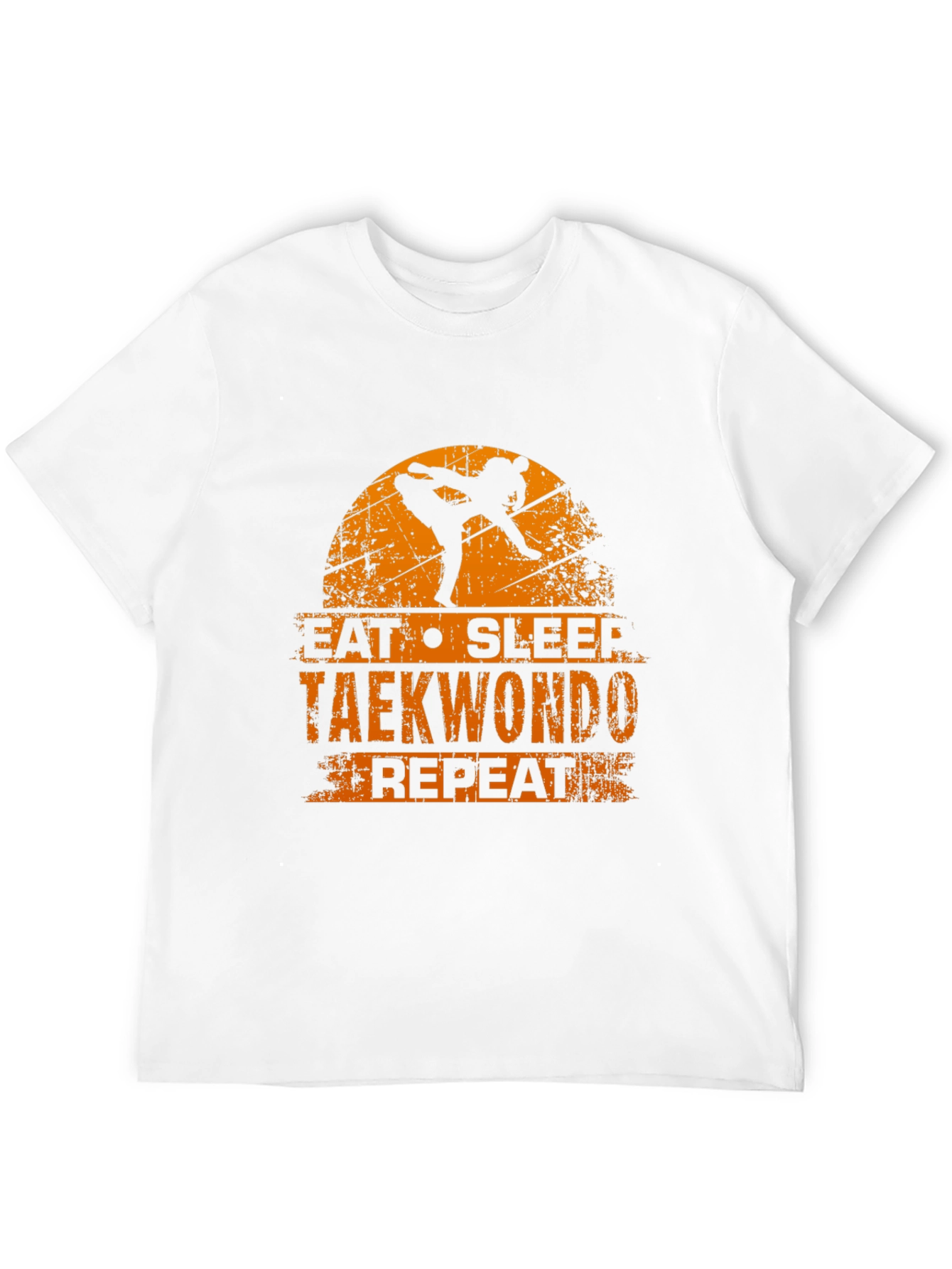 Eat Sleep Taekwondo Repeat Black T-Shirt