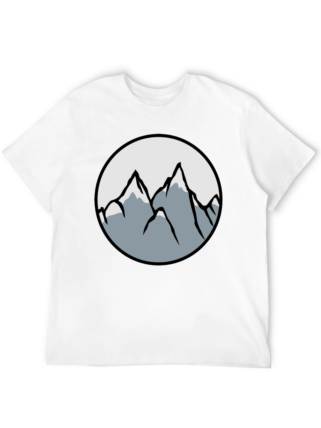Mountain Graphic Black T-Shirt