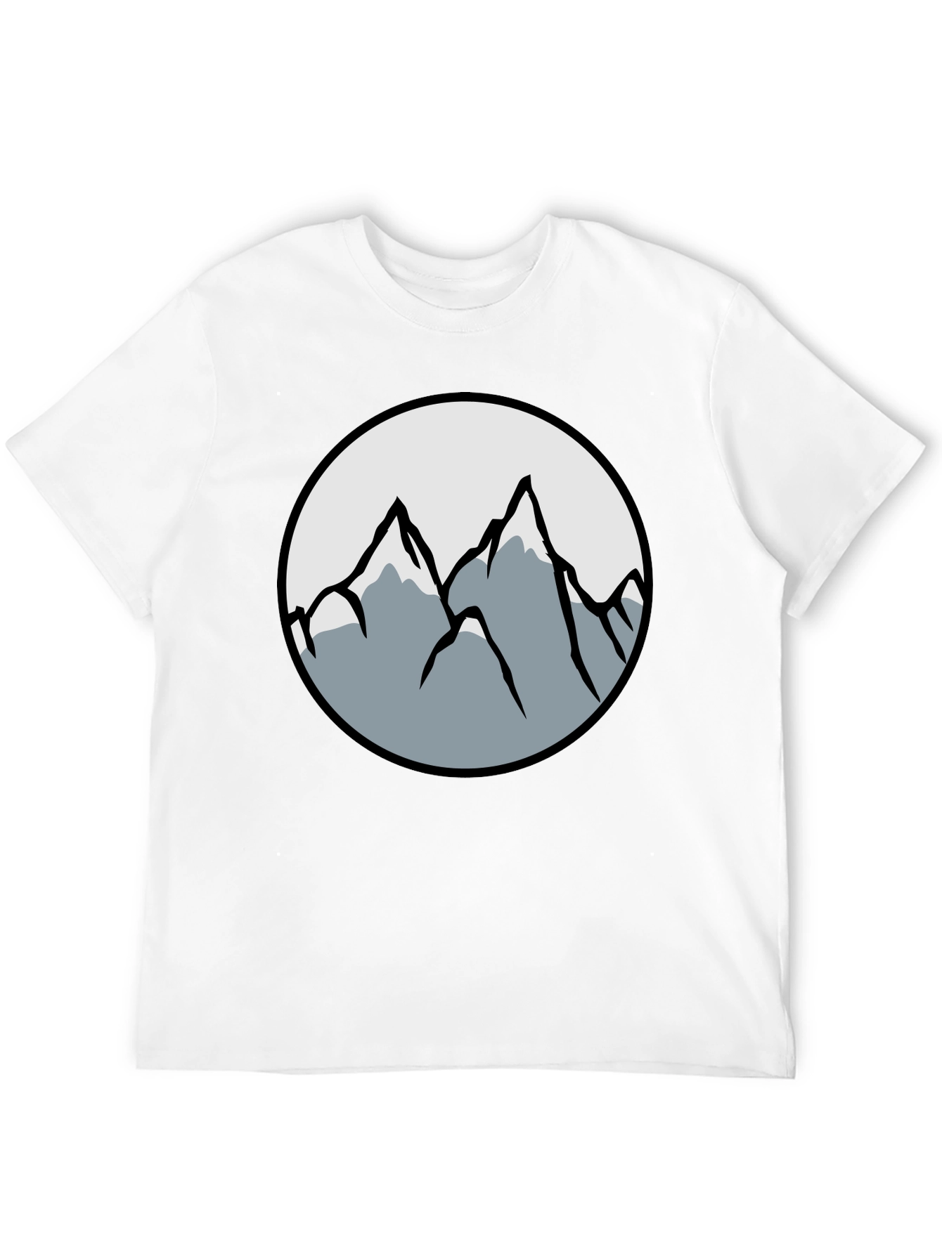 Mountain Graphic Black T-Shirt