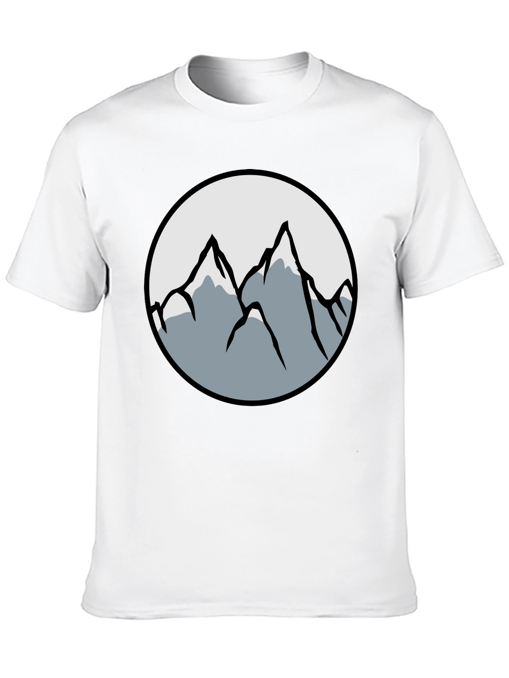 Mountain Graphic Black T-Shirt