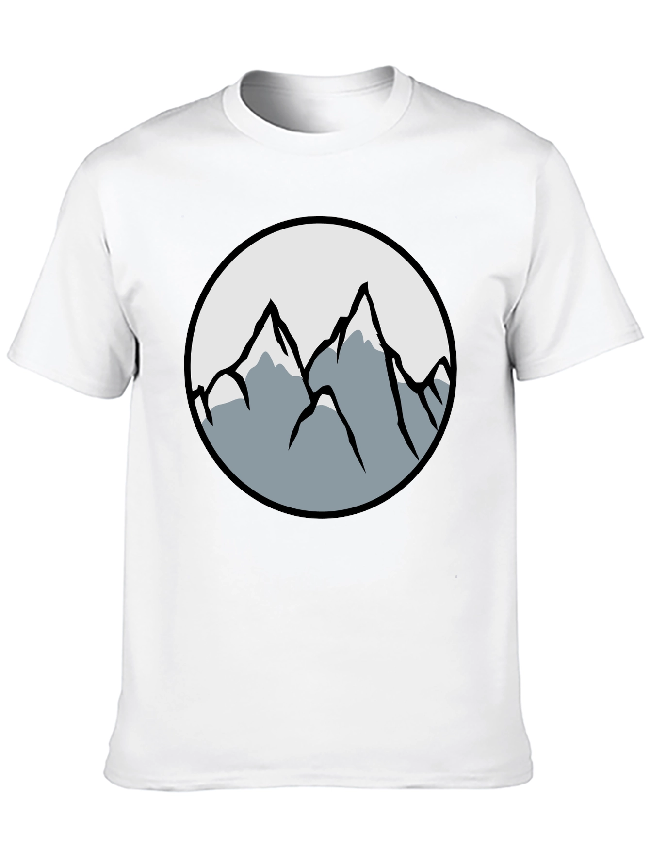 Mountain Graphic Black T-Shirt