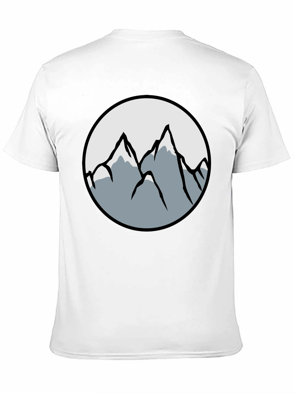 Mountain Graphic Black T-Shirt