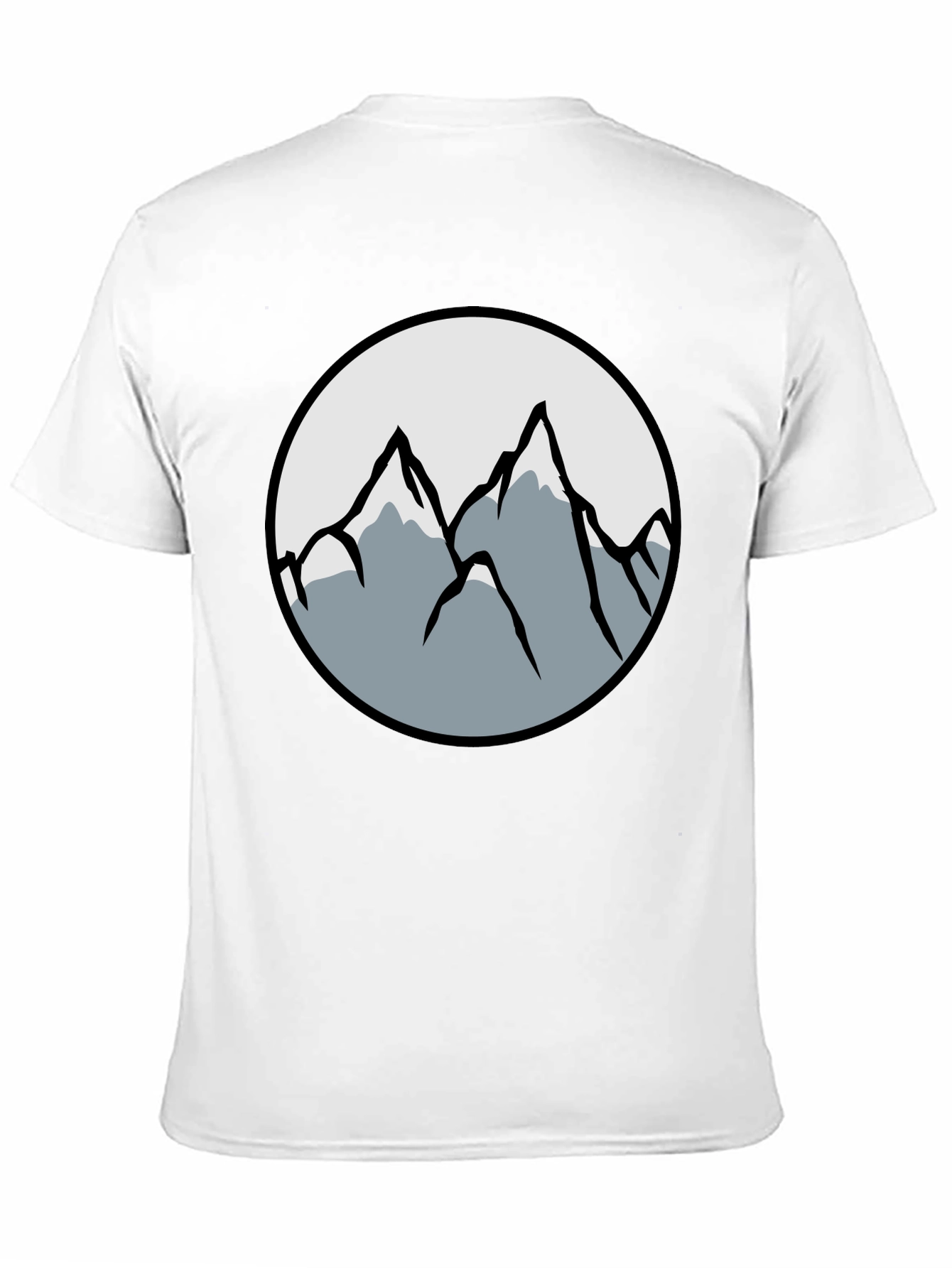 Mountain Graphic Black T-Shirt