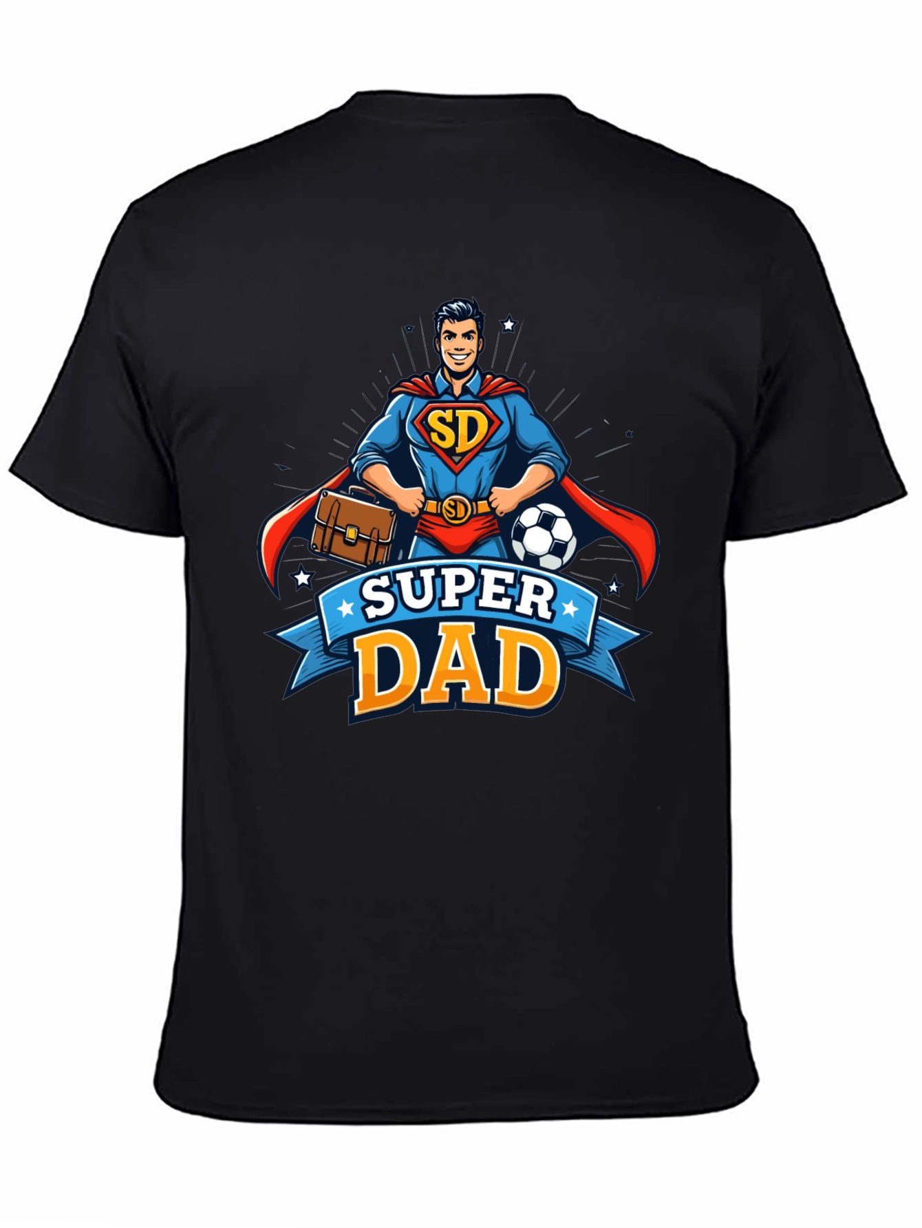 Super Dad Superhero Graphic T-Shirt - Fathers Day Gift