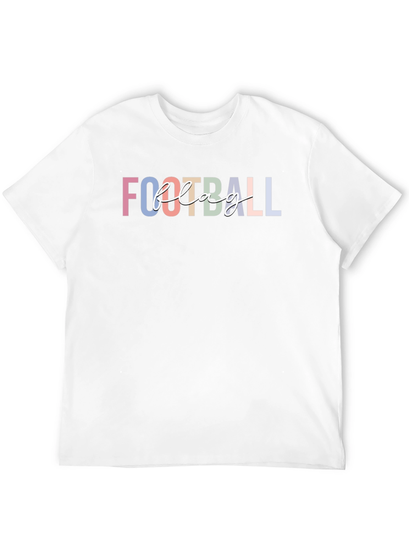 Football Flag T-Shirt - Unisex Black Tee