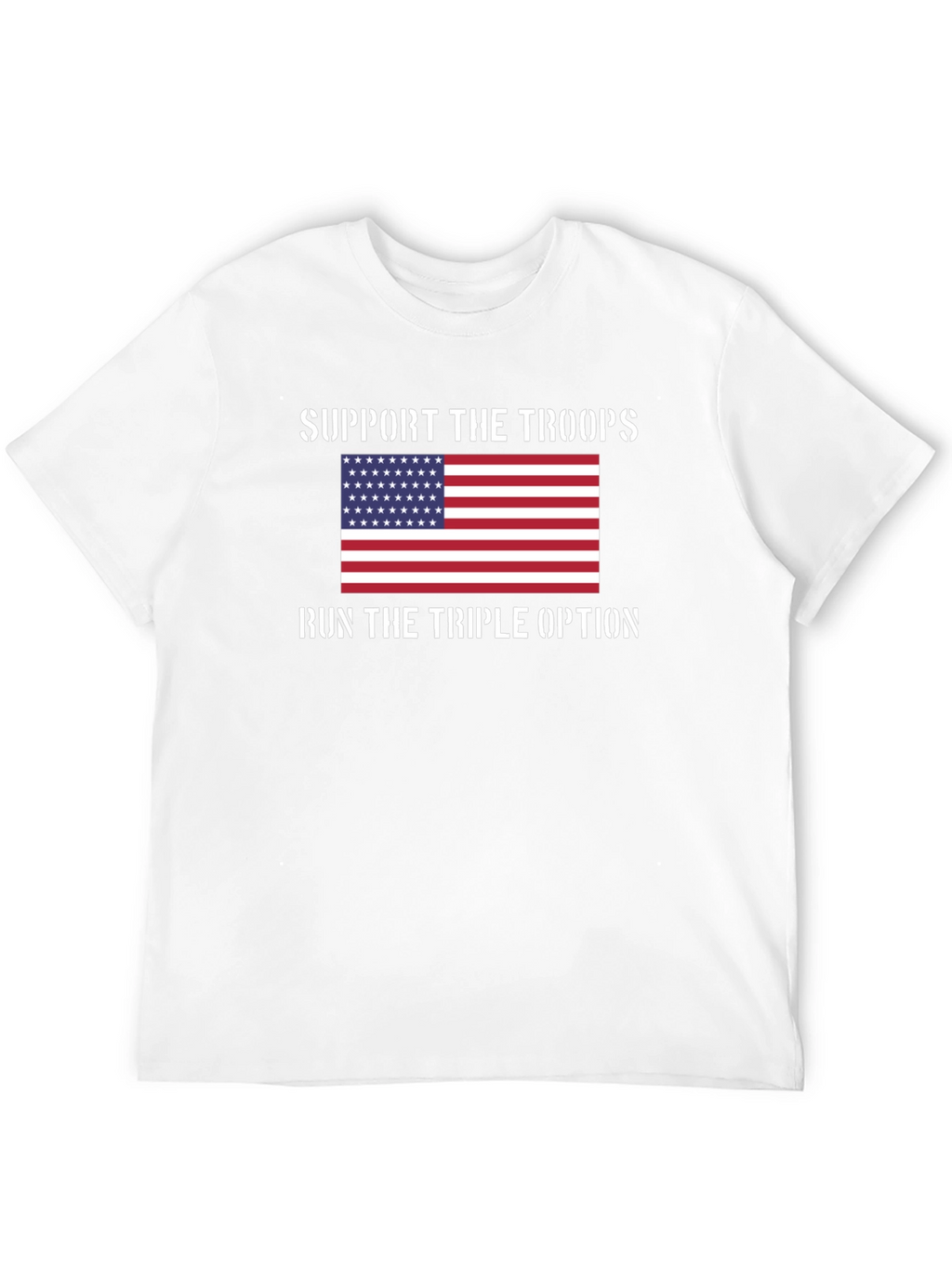 Support the Troops T-Shirt: Patriotic Design