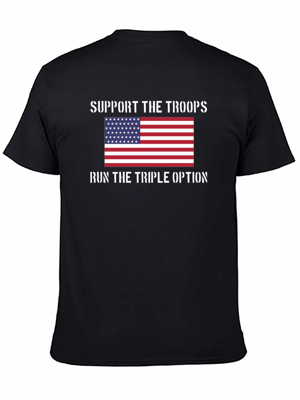 Support the Troops T-Shirt: Patriotic Design