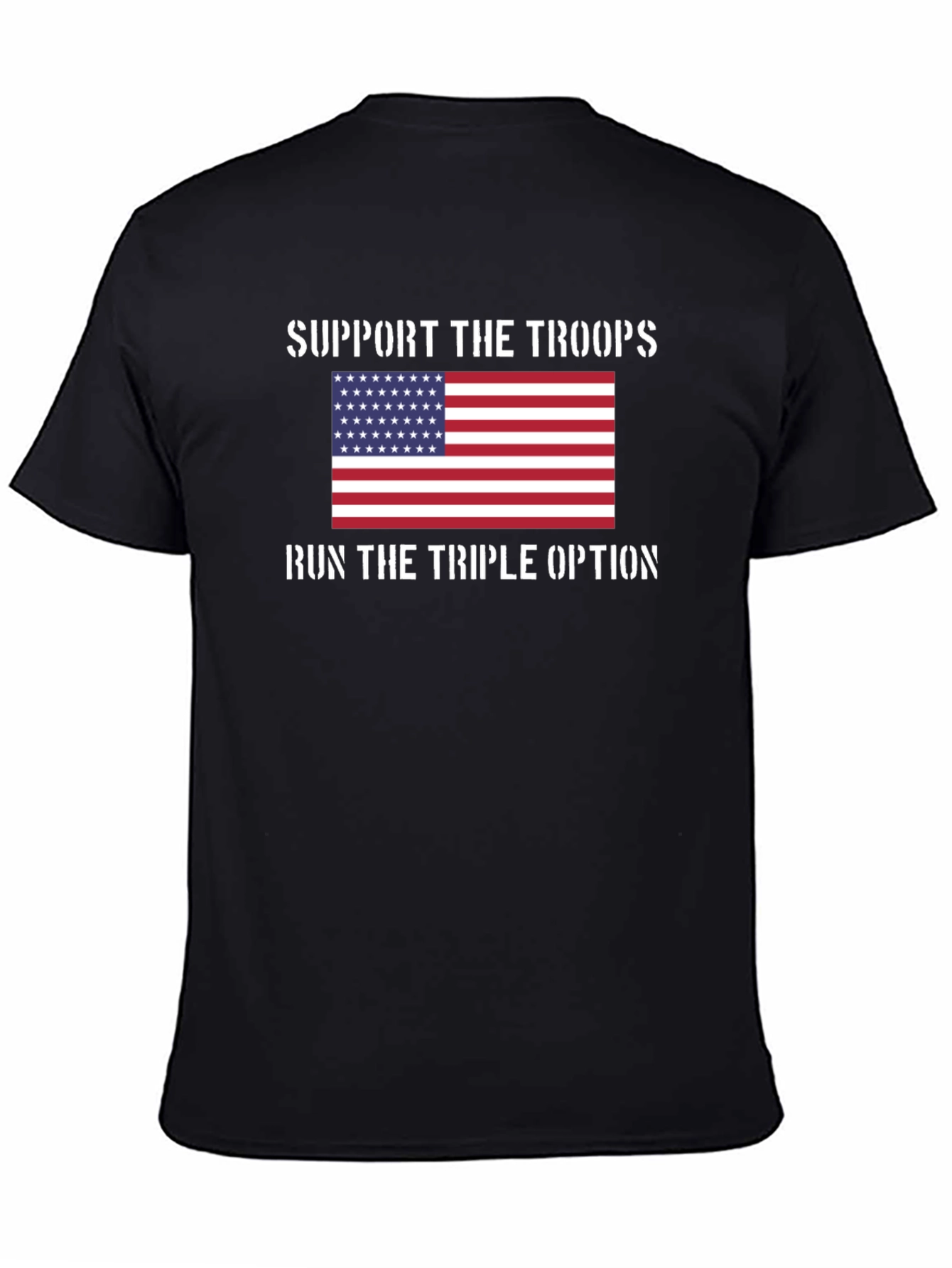 Support the Troops T-Shirt: Patriotic Design