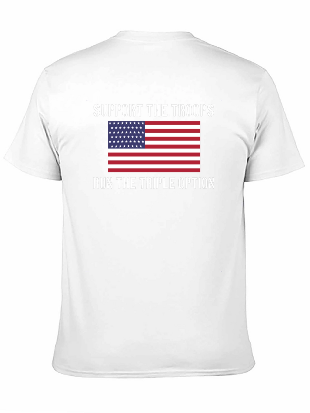Support the Troops T-Shirt: Patriotic Design