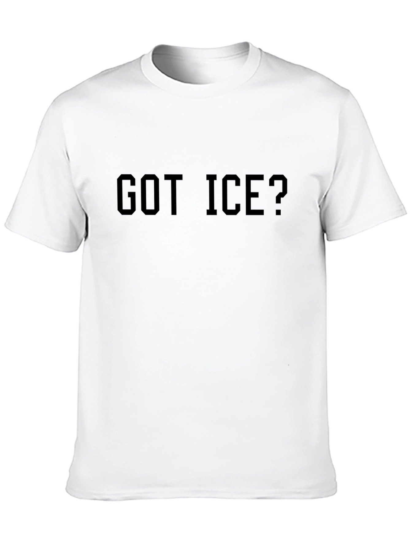 Got Ice? Black Graphic T-Shirt
