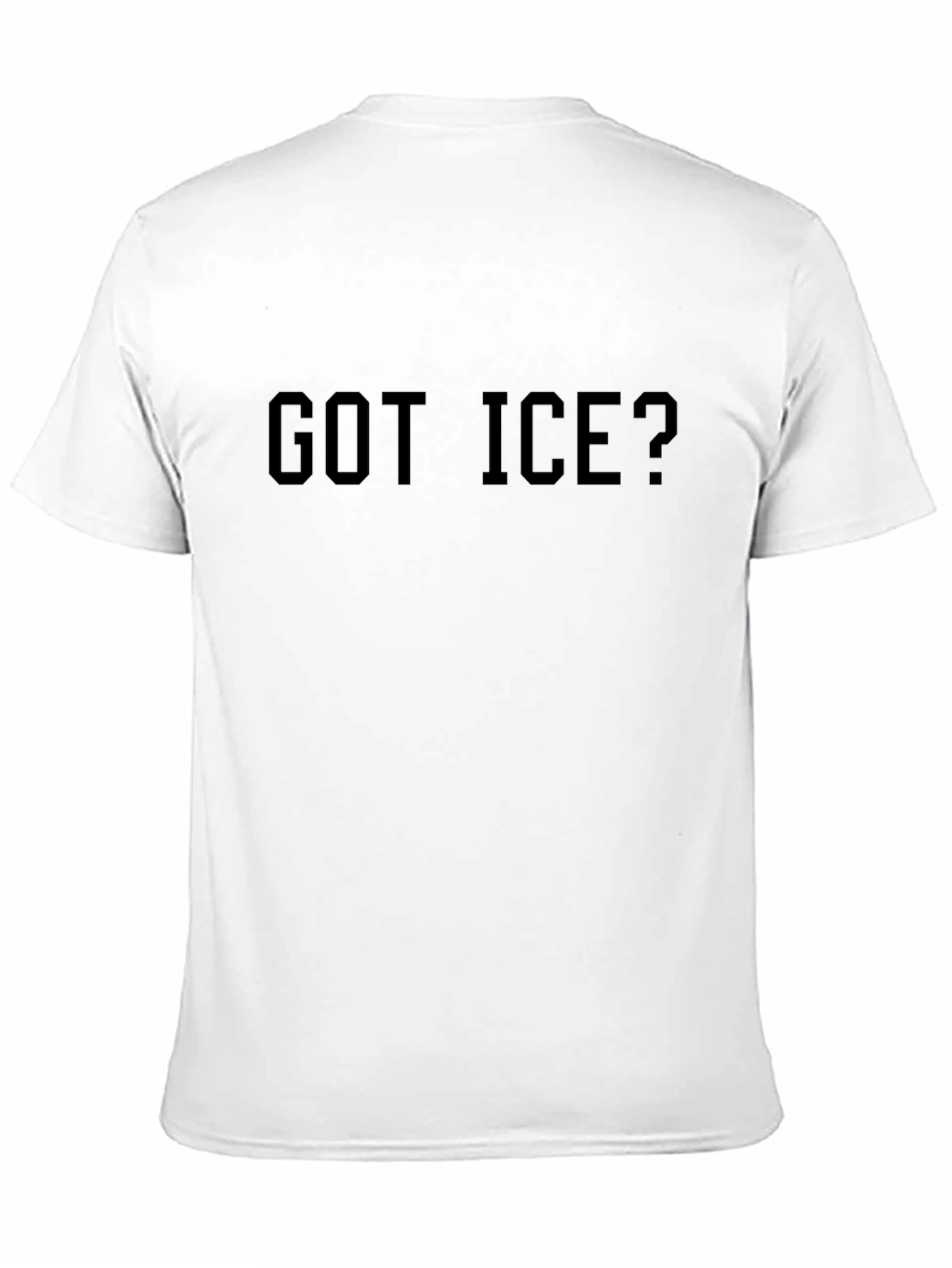 Got Ice? Black Graphic T-Shirt