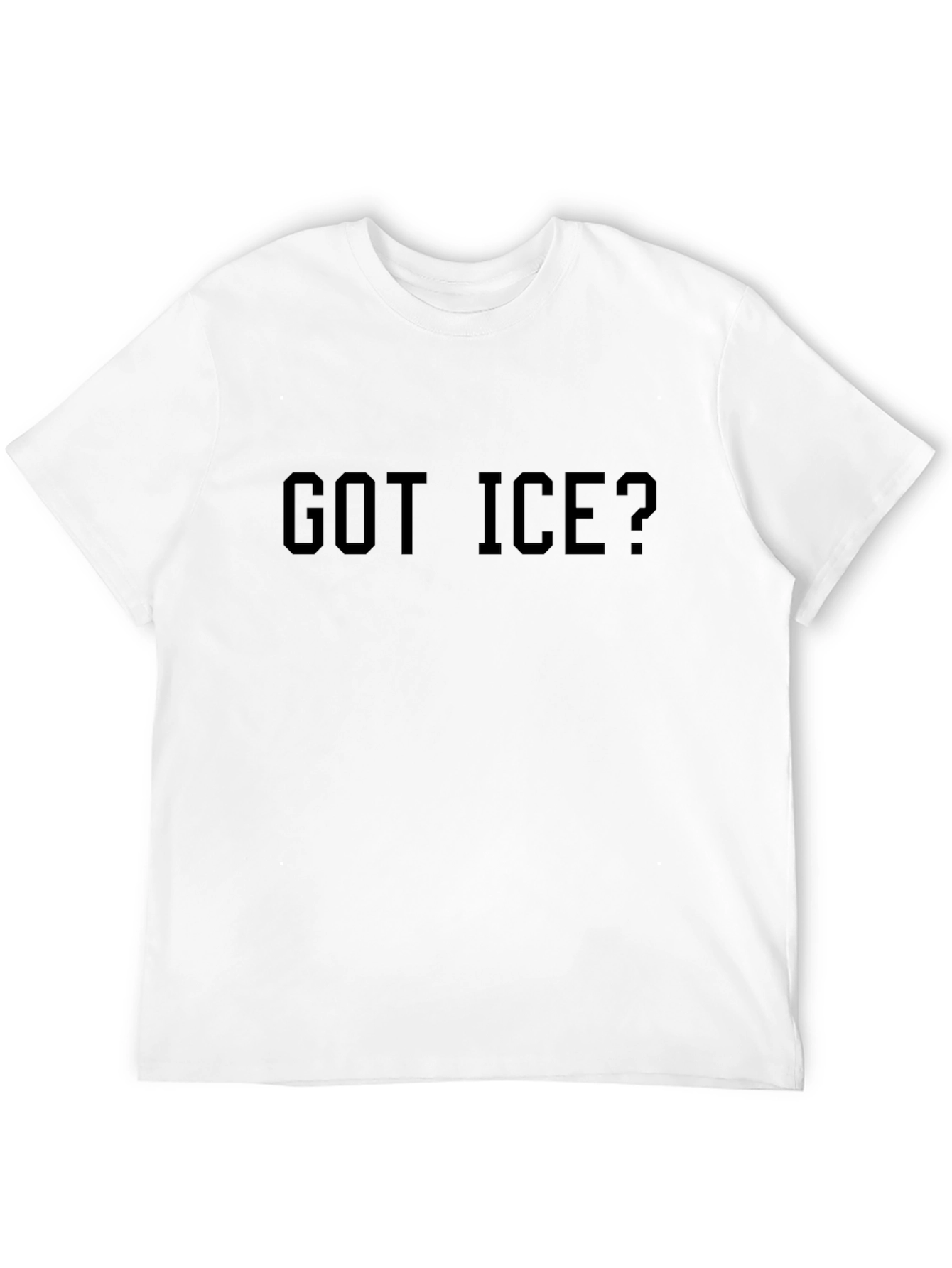 Got Ice? Black Graphic T-Shirt