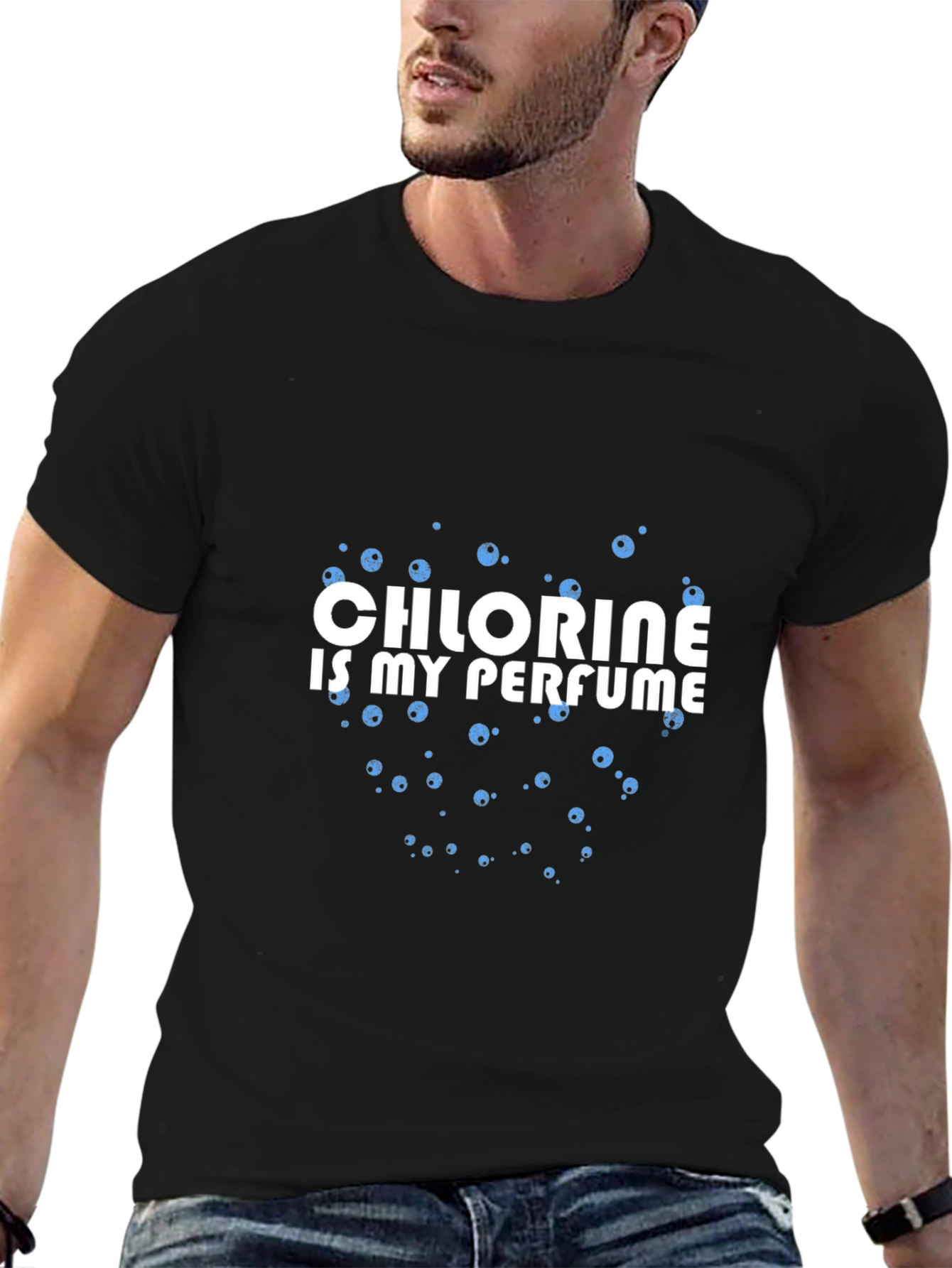 Chlorine is My Perfume Black T-Shirt