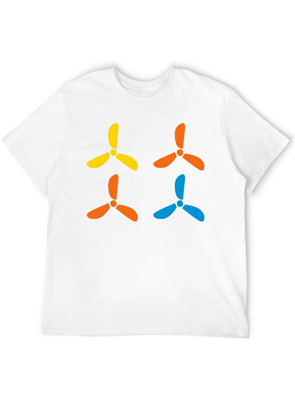 Funky Propeller T-Shirt - Black Cotton Tee