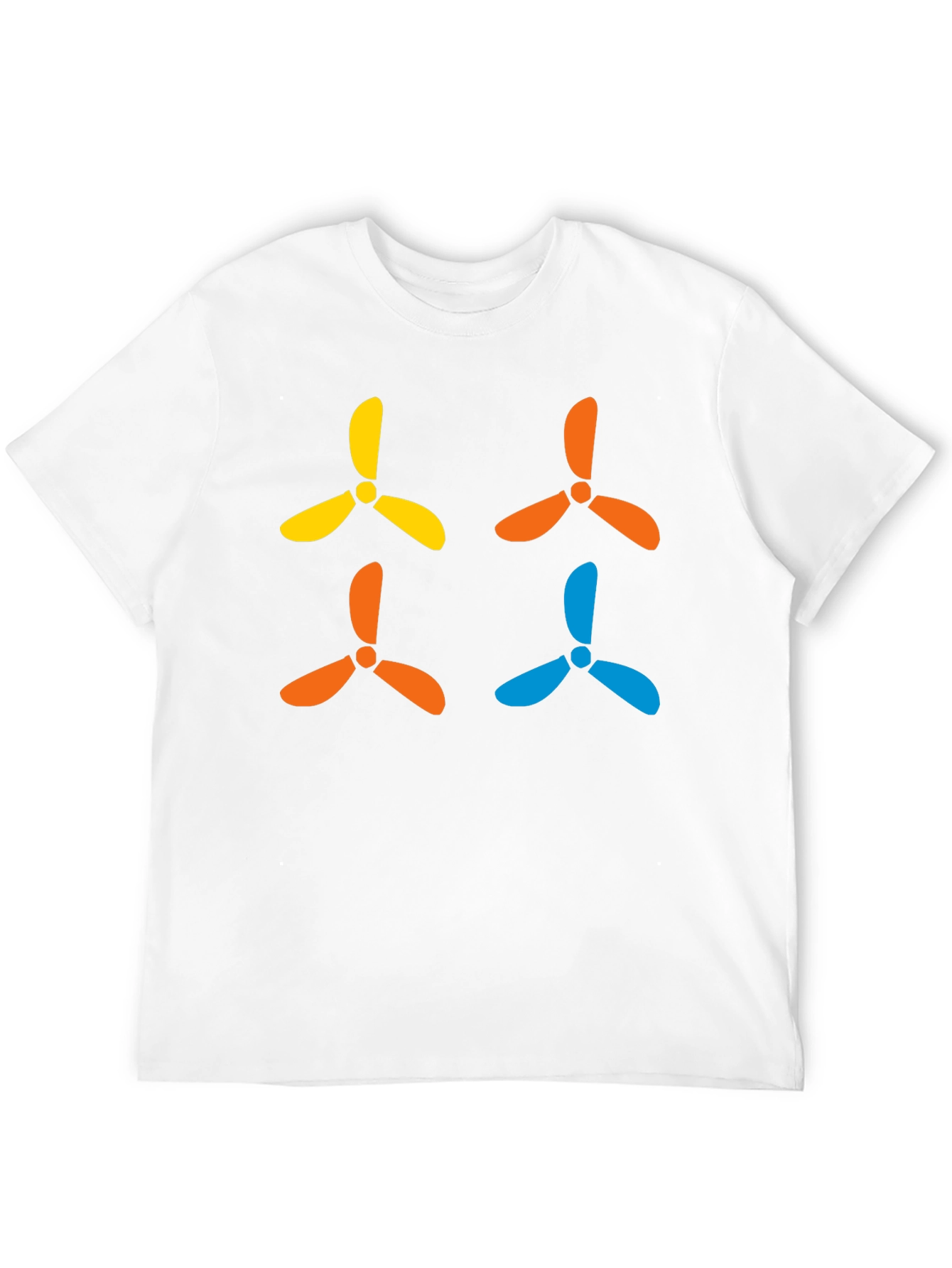 Funky Propeller T-Shirt - Black Cotton Tee