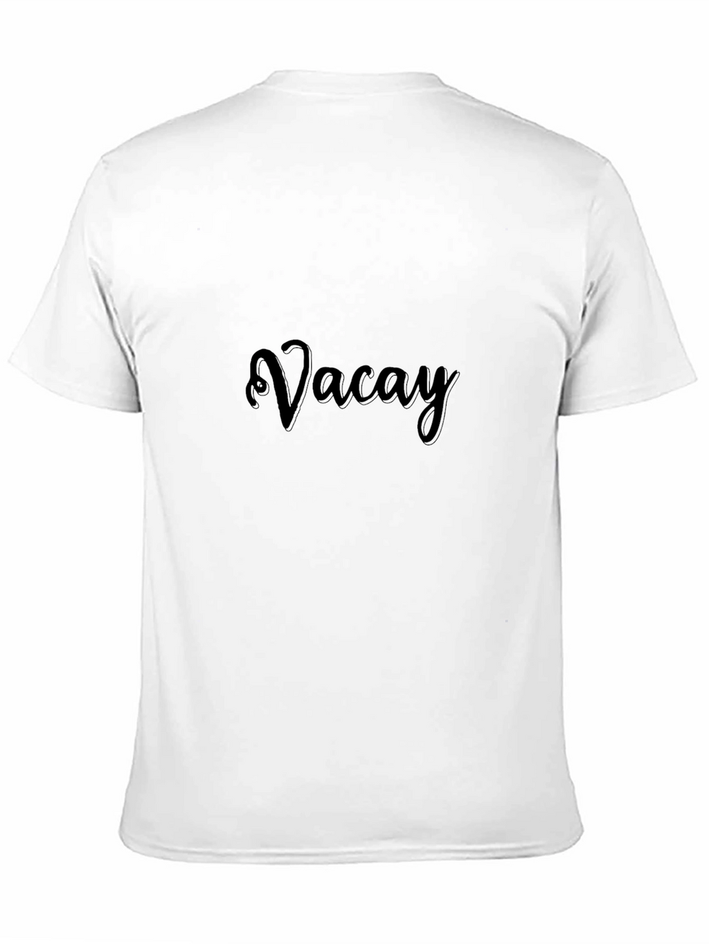 Vacay Black Graphic Tee - Relaxed Style