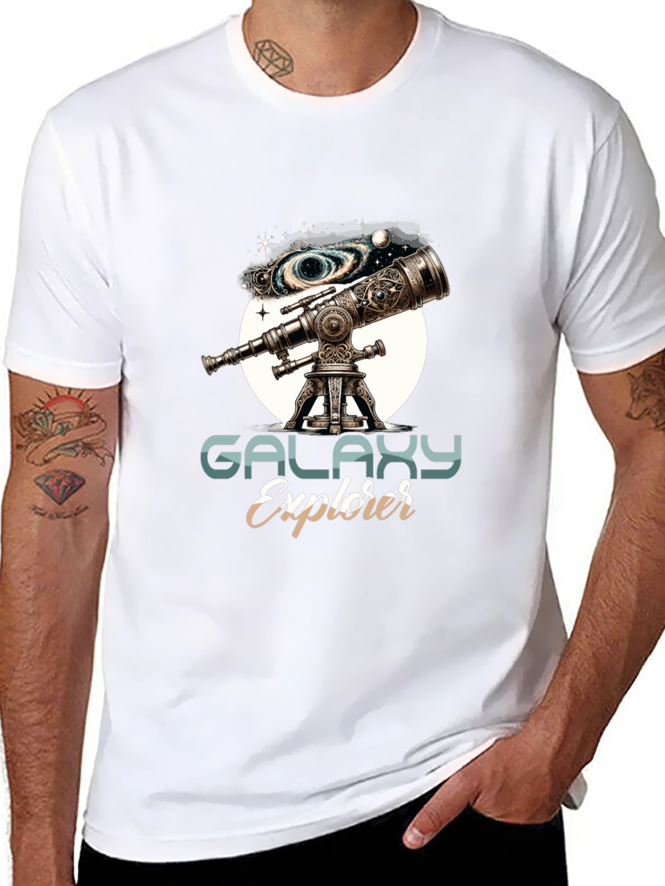 Galaxy Explorer Tee - Telescope Design