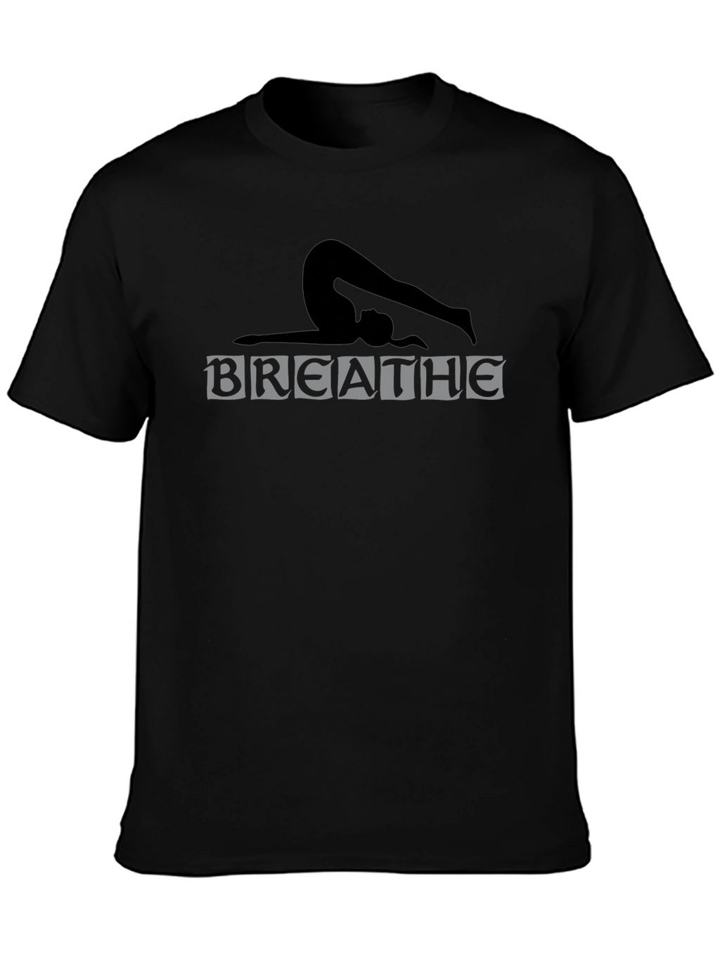 Yoga Pose Graphic Tee - Breathe