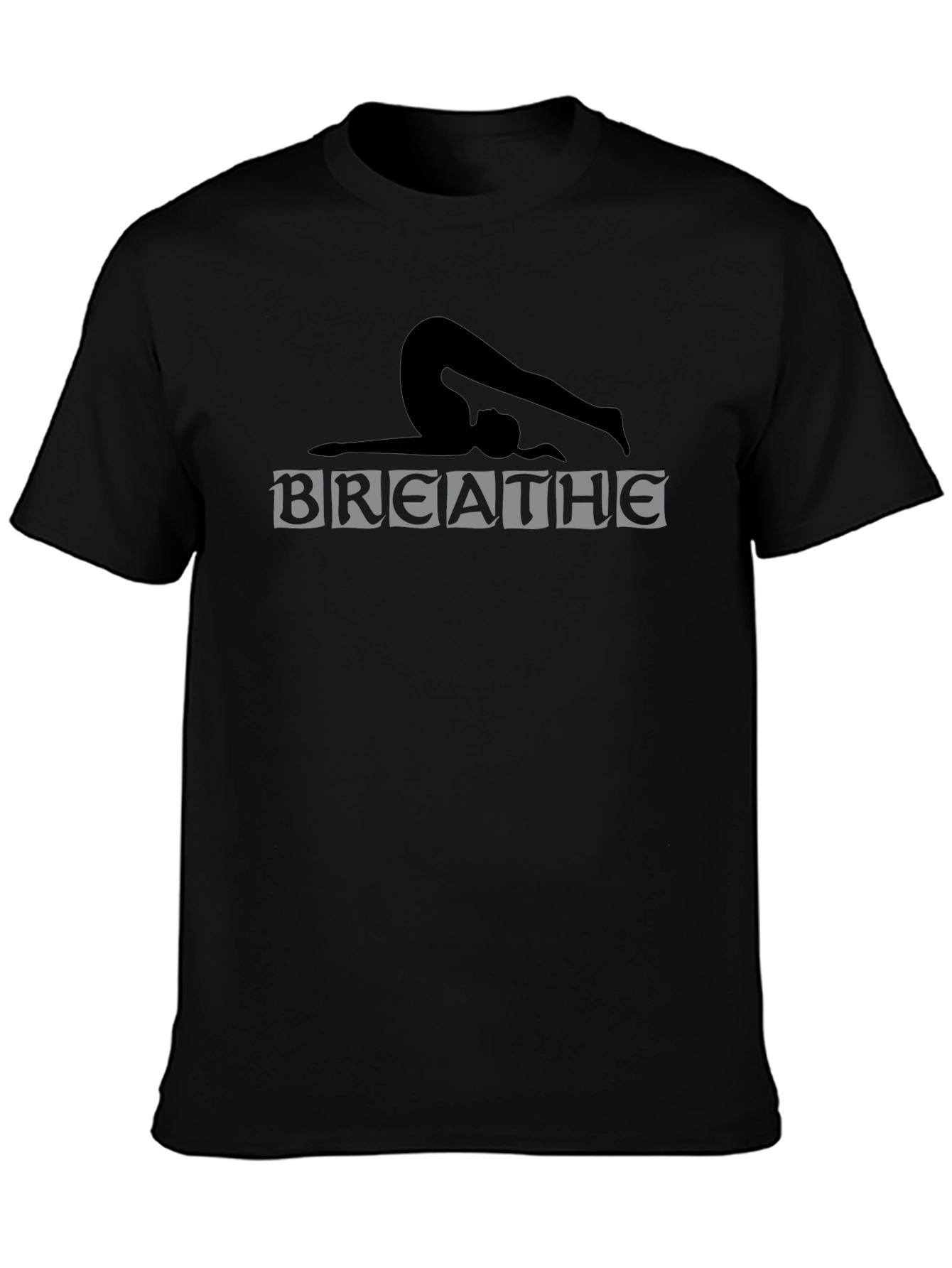 Yoga Pose Graphic Tee - Breathe